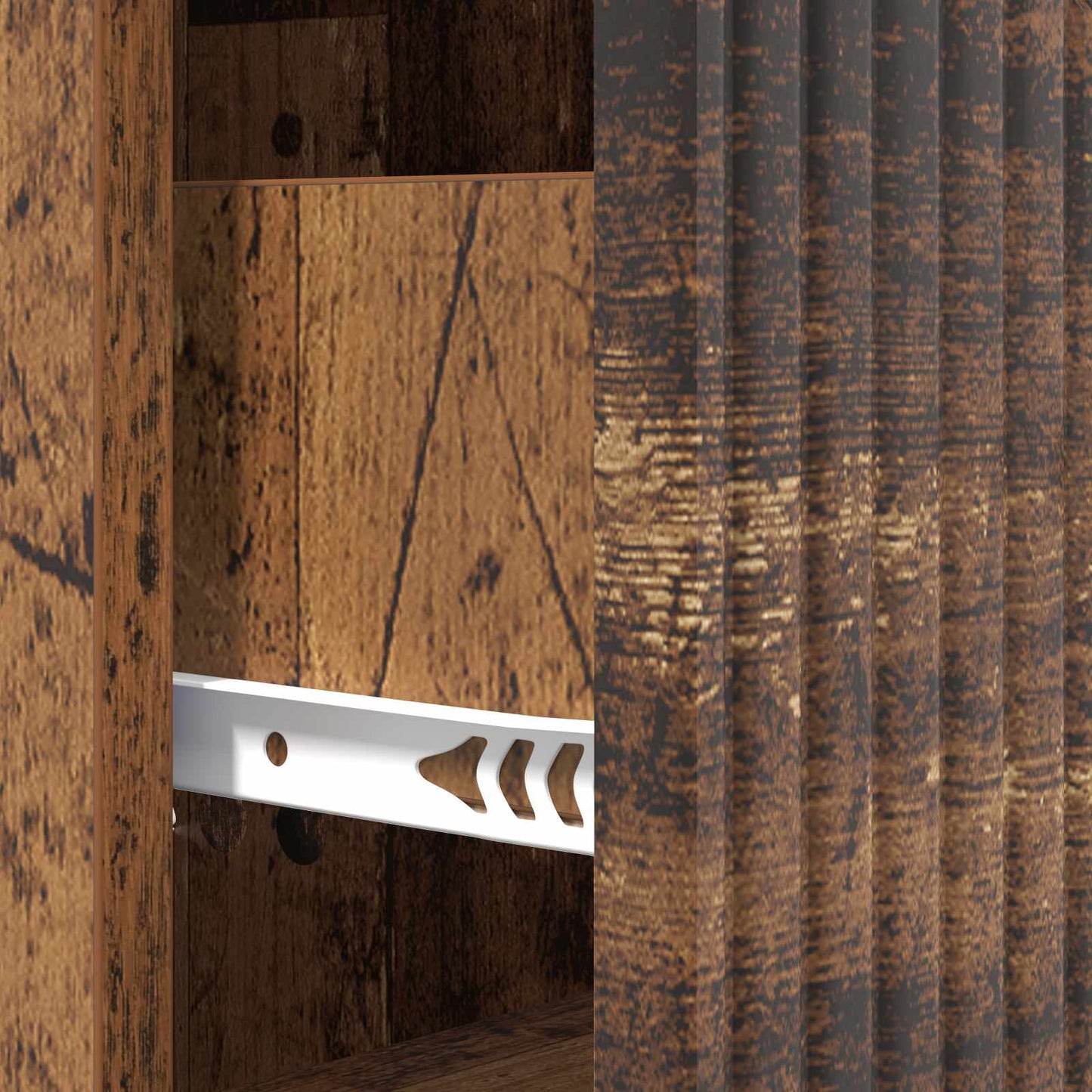 Ladenkast Oud hout 33 x 34,5 x 89,5 cm Bewerkt hout is nu te koop bij PeponiXL, paradijselijk wonen!