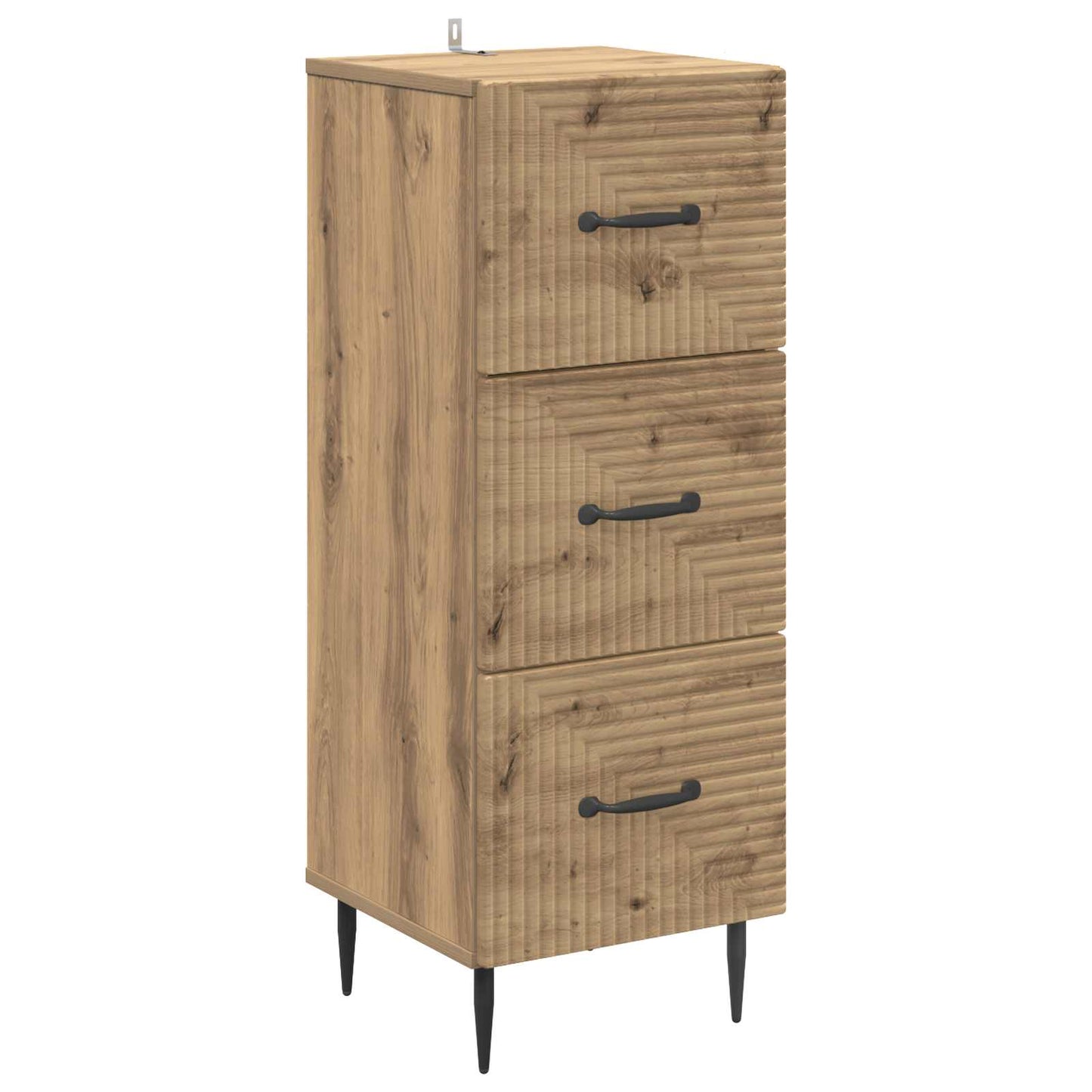 Ladenkast Artisanaal eiken 33 x 34,5 x 89,5 cm Bewerkt hout is nu te koop bij PeponiXL, paradijselijk wonen!