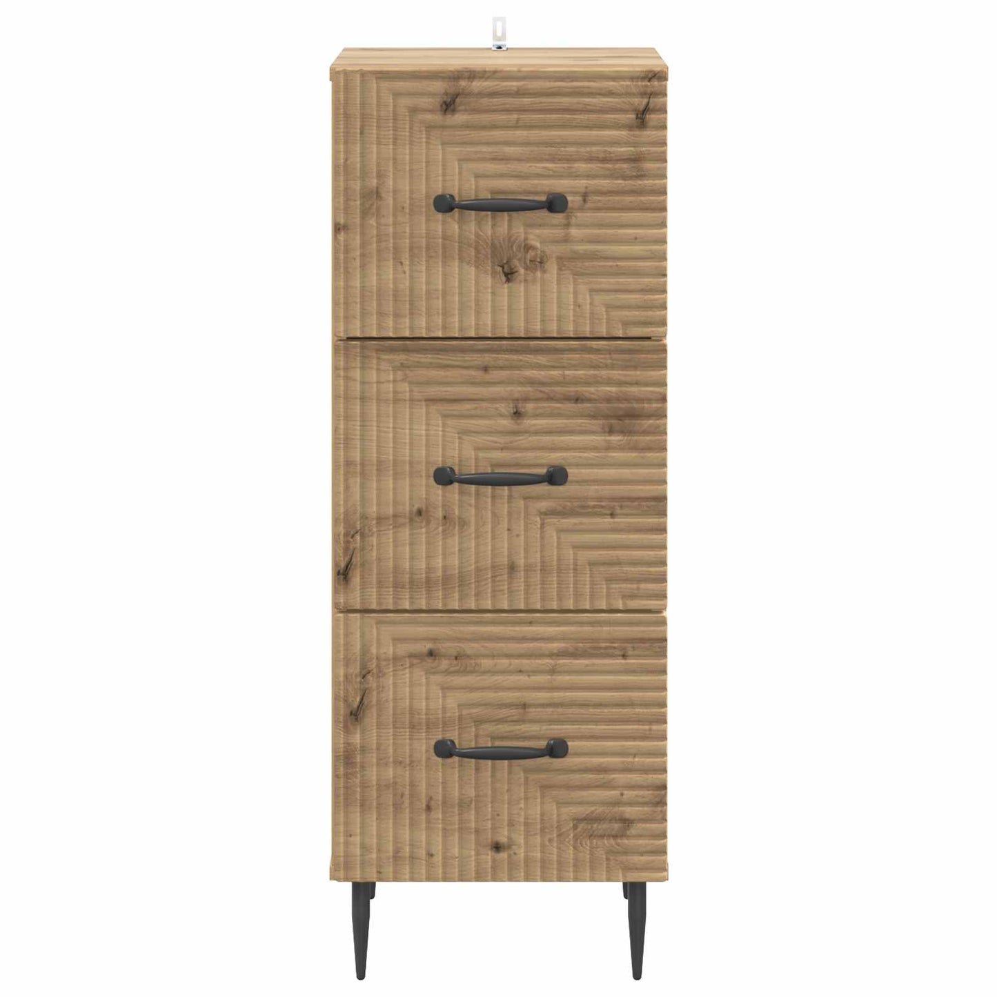 Ladenkast Artisanaal eiken 33 x 34,5 x 89,5 cm Bewerkt hout is nu te koop bij PeponiXL, paradijselijk wonen!