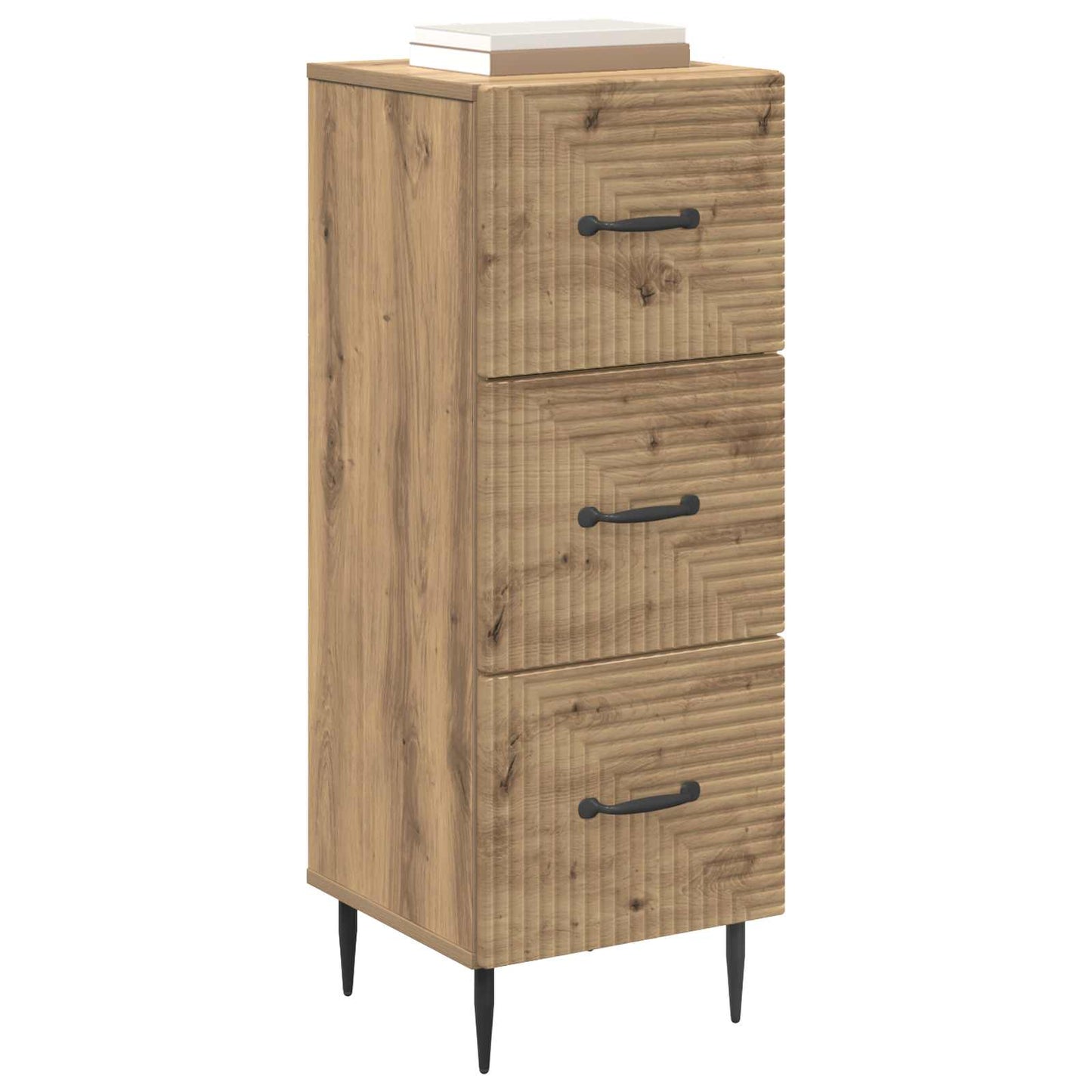Ladenkast Artisanaal eiken 33 x 34,5 x 89,5 cm Bewerkt hout is nu te koop bij PeponiXL, paradijselijk wonen!