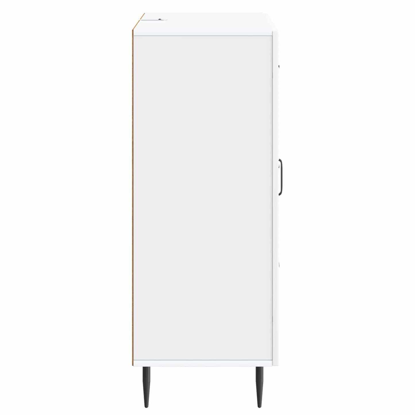 Dressoir Wit 66 x 34,5 x 89,5 cm Bewerkt hout is nu te koop bij PeponiXL, paradijselijk wonen!