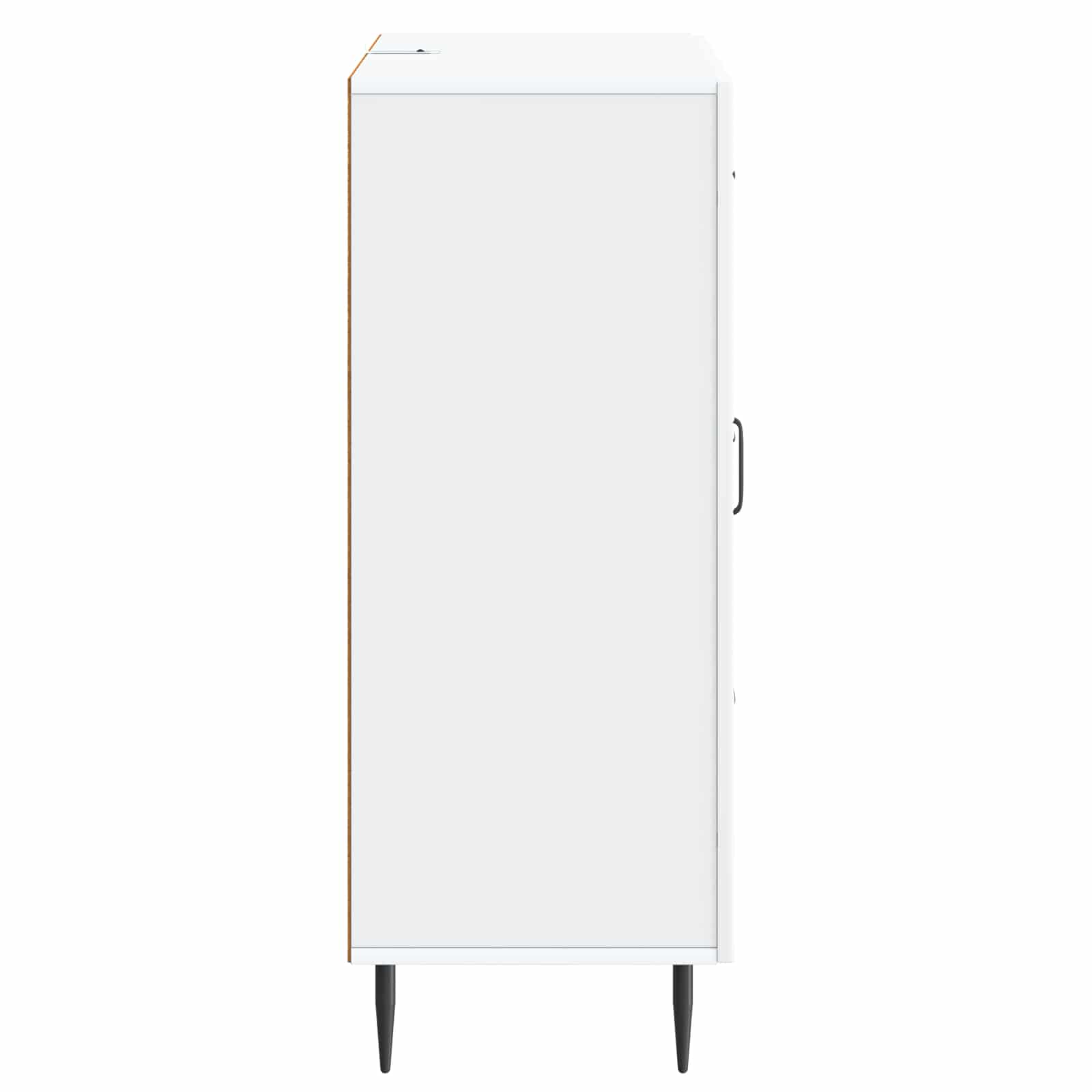 Dressoir Wit 66 x 34,5 x 89,5 cm Bewerkt hout is nu te koop bij PeponiXL, paradijselijk wonen!