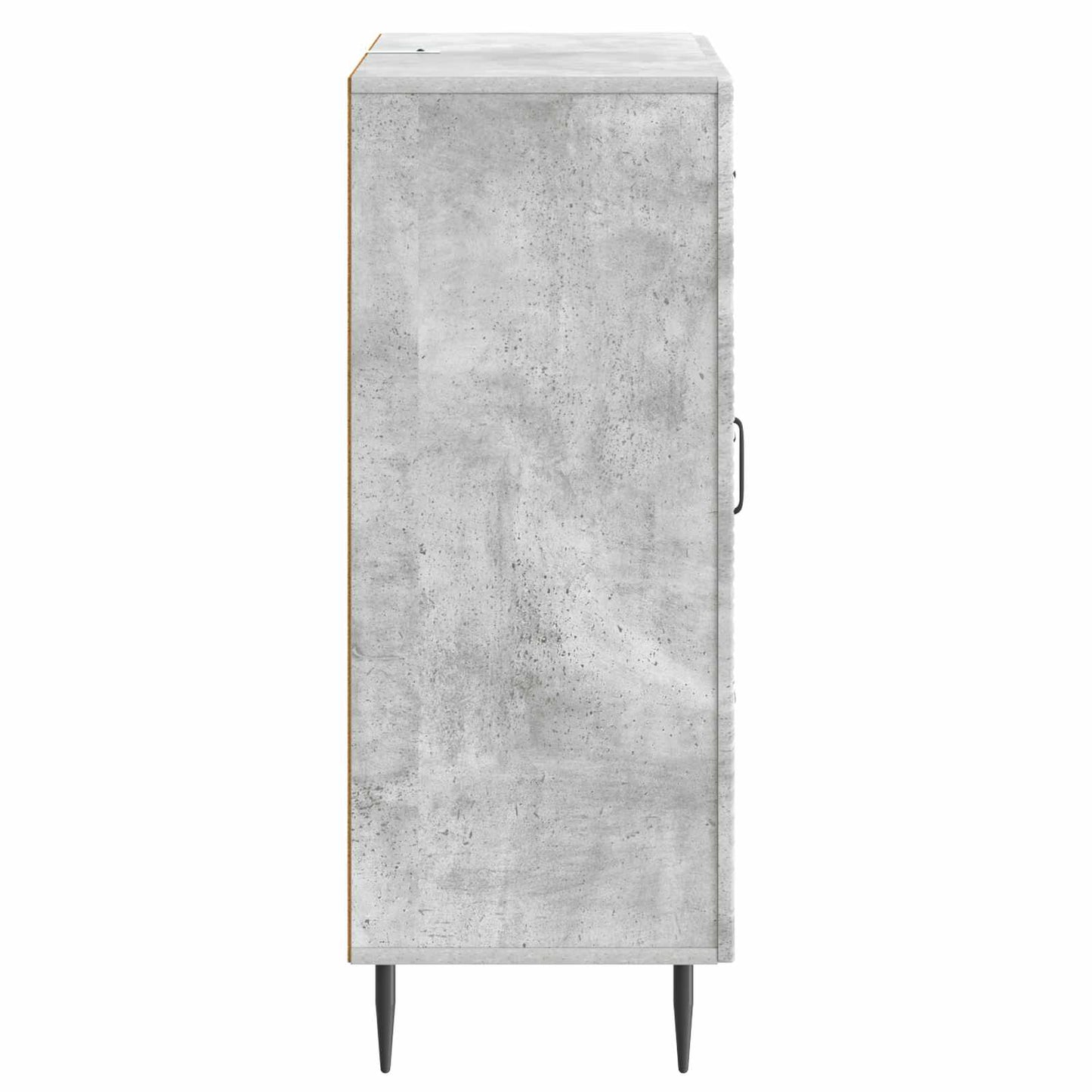 Dressoir met lade Betongrijs 66 x 34,5 x 89,5 cm Bewerkt hout is nu te koop bij PeponiXL, paradijselijk wonen!