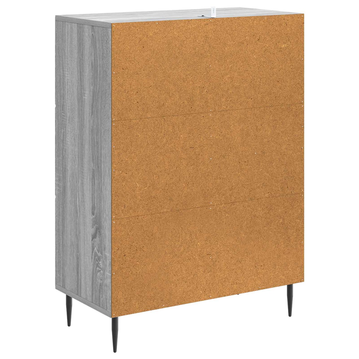 Dressoir met lade Grijs sonoma 66 x 34,5 x 89,5 cm Bewerkt hout is nu te koop bij PeponiXL, paradijselijk wonen!