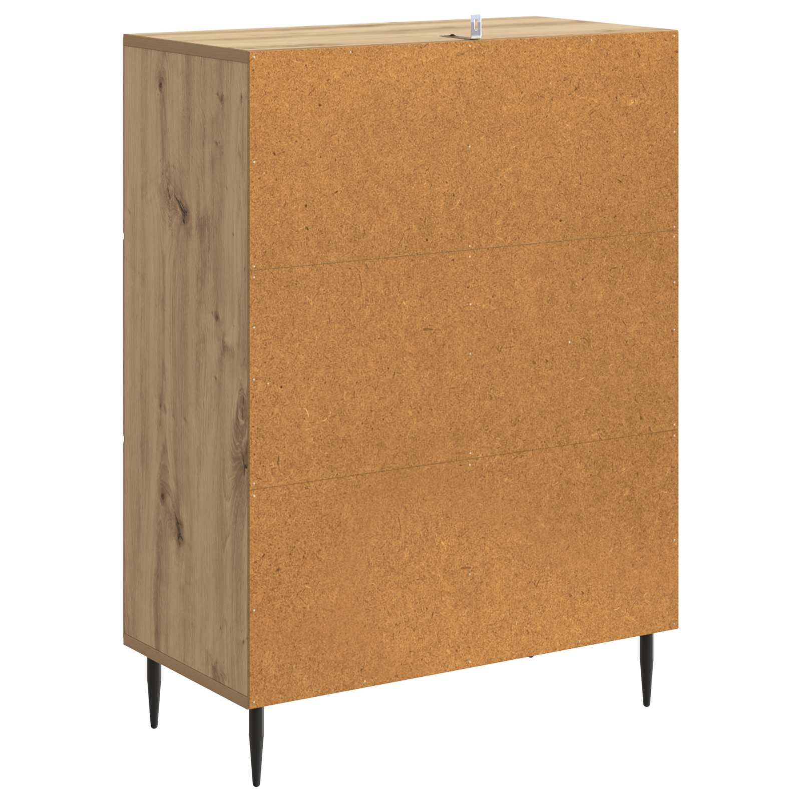 Dressoir Artisanaal eiken 66 x 34,5 x 89,5 cm Bewerkt hout is nu te koop bij PeponiXL, paradijselijk wonen!