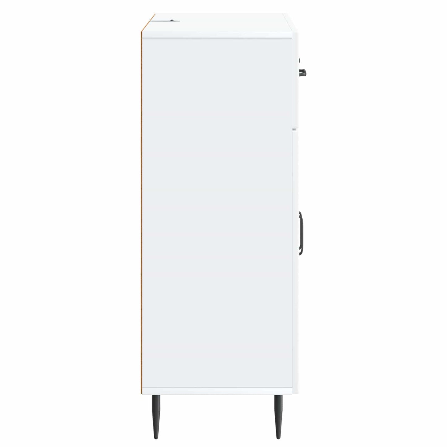 Dressoir Wit 66 x 34,5 x 89,5 cm Bewerkt hout is nu te koop bij PeponiXL, paradijselijk wonen!