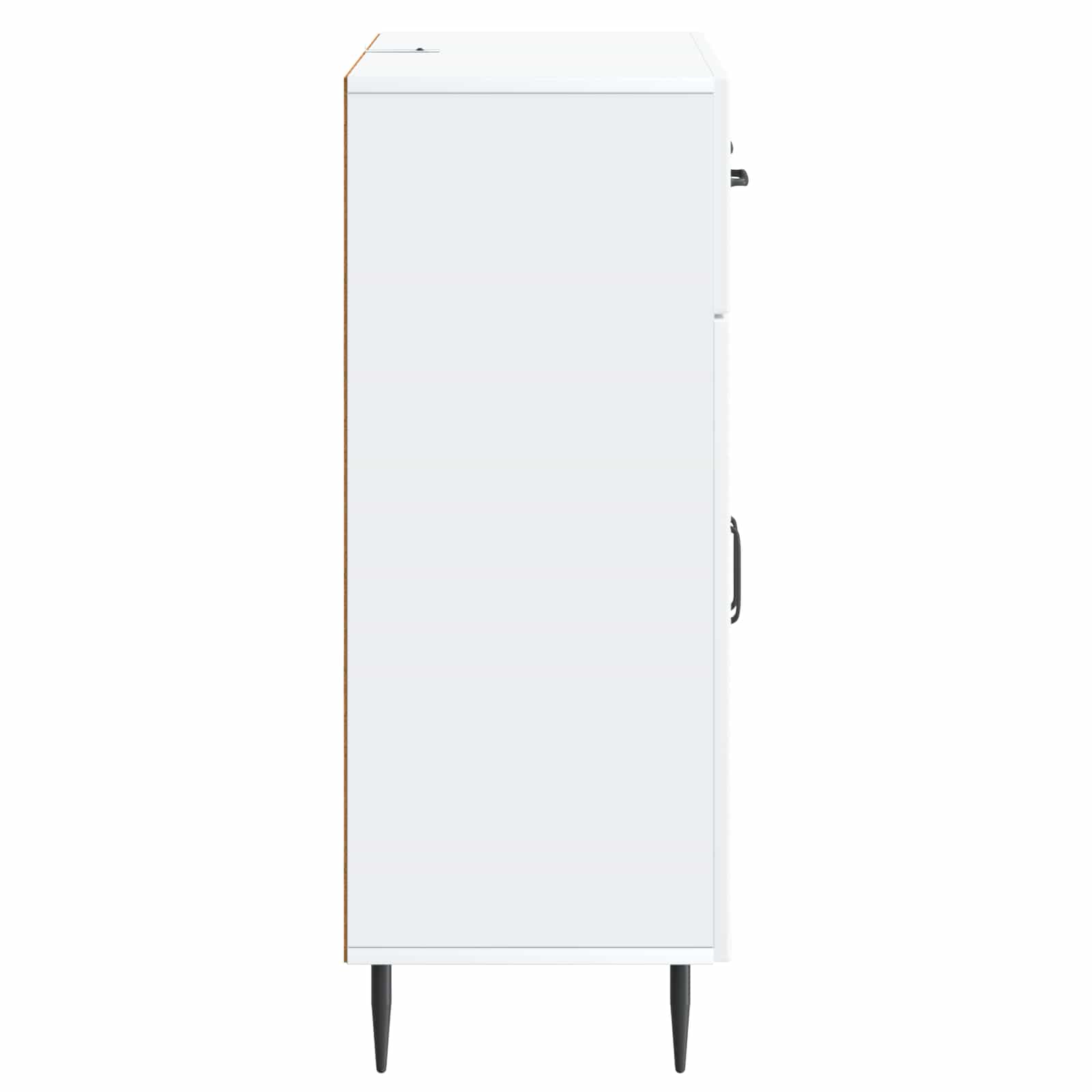 Dressoir Wit 66 x 34,5 x 89,5 cm Bewerkt hout is nu te koop bij PeponiXL, paradijselijk wonen!