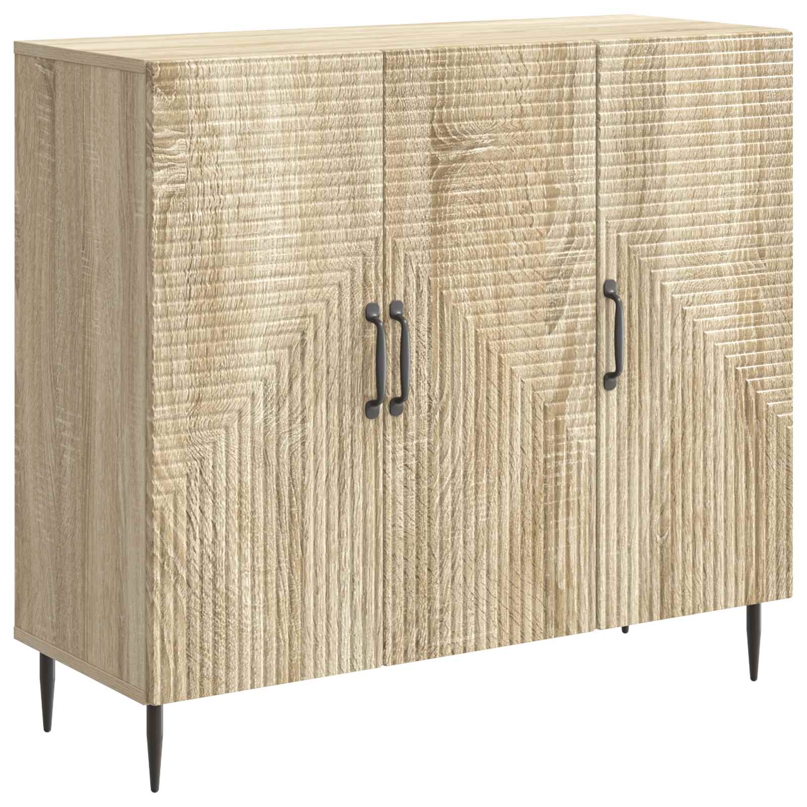 Dressoir Sonoma Eiken 89 x 34,5 x 80 cm Bewerkt hout is nu te koop bij PeponiXL, paradijselijk wonen!