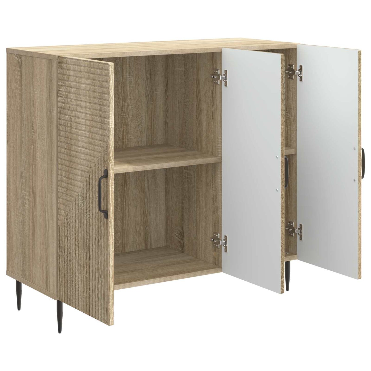 Dressoir Sonoma Eiken 89 x 34,5 x 80 cm Bewerkt hout is nu te koop bij PeponiXL, paradijselijk wonen!