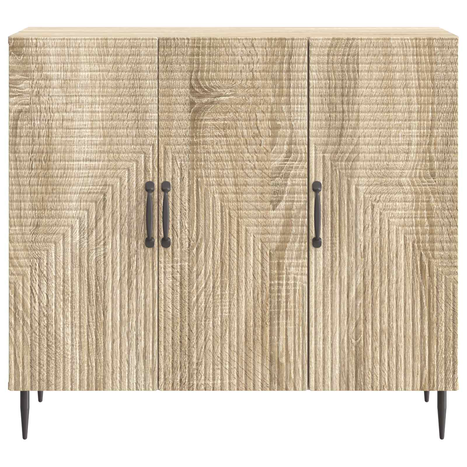 Dressoir Sonoma Eiken 89 x 34,5 x 80 cm Bewerkt hout is nu te koop bij PeponiXL, paradijselijk wonen!