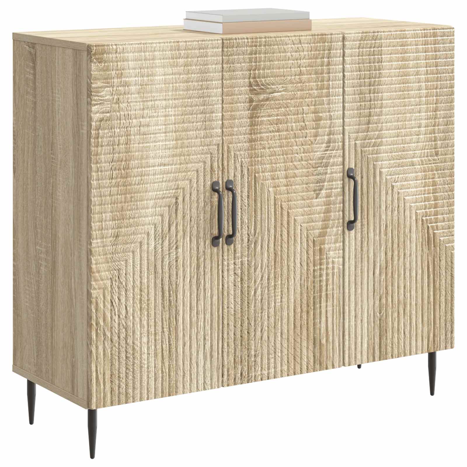 Dressoir Sonoma Eiken 89 x 34,5 x 80 cm Bewerkt hout is nu te koop bij PeponiXL, paradijselijk wonen!
