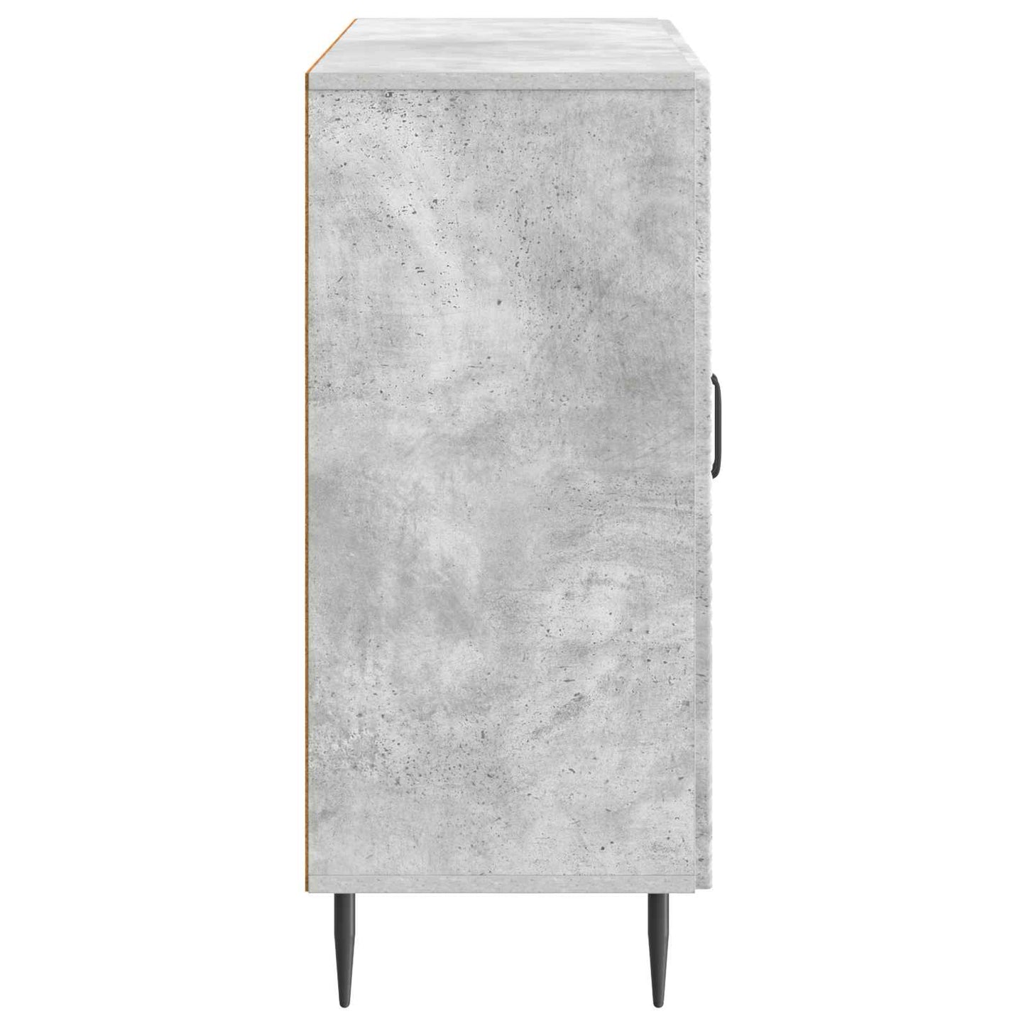 Dressoir Betongrijs 89 x 34,5 x 80 cm Bewerkt hout is nu te koop bij PeponiXL, paradijselijk wonen!