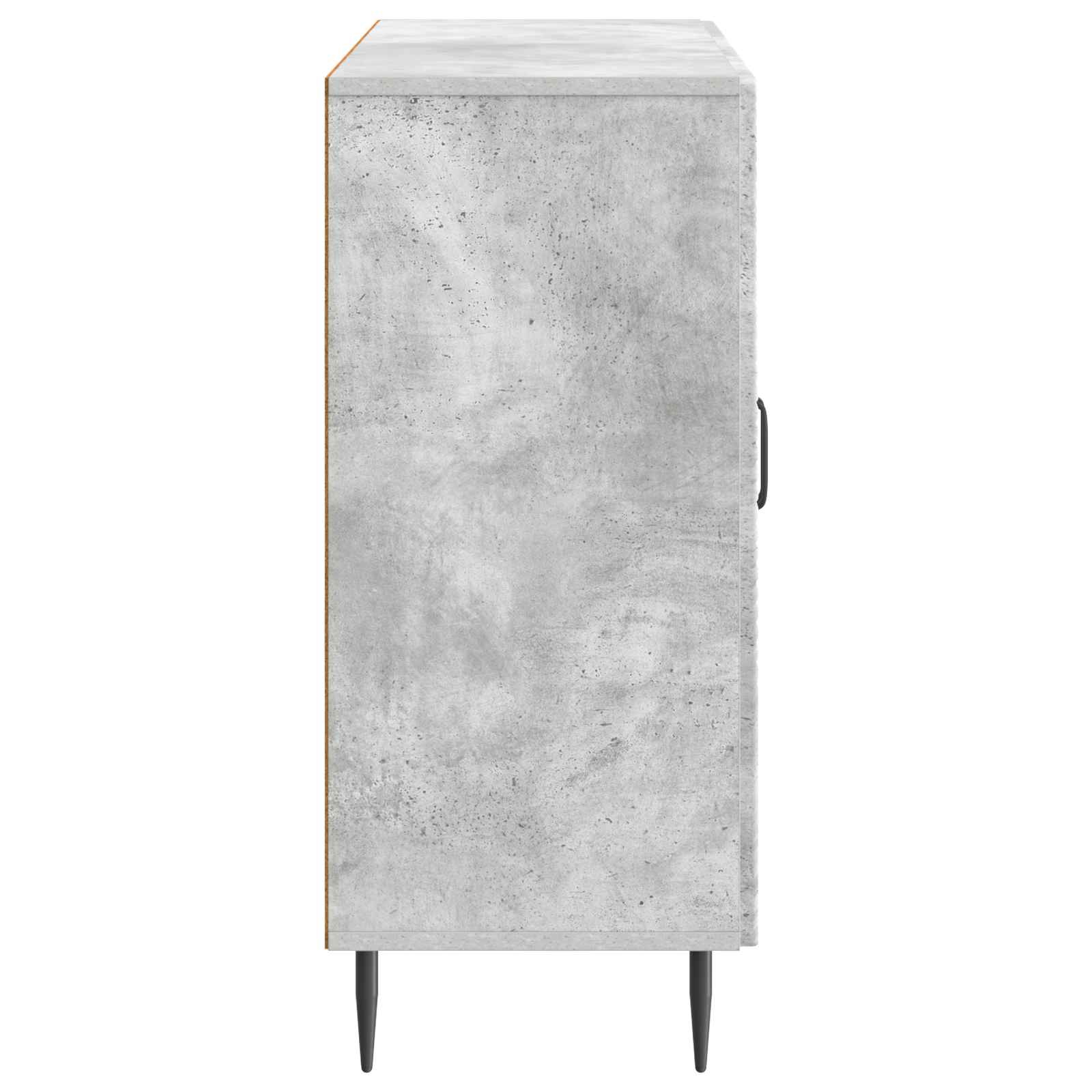 Dressoir Betongrijs 89 x 34,5 x 80 cm Bewerkt hout is nu te koop bij PeponiXL, paradijselijk wonen!