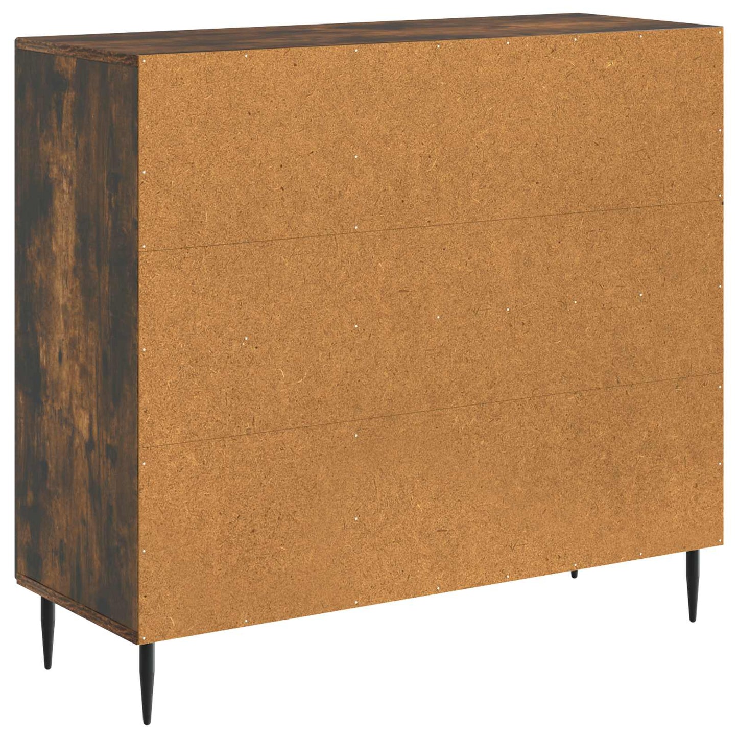 Dressoir Gerookt eiken 89 x 34,5 x 80 cm Bewerkt hout is nu te koop bij PeponiXL, paradijselijk wonen!