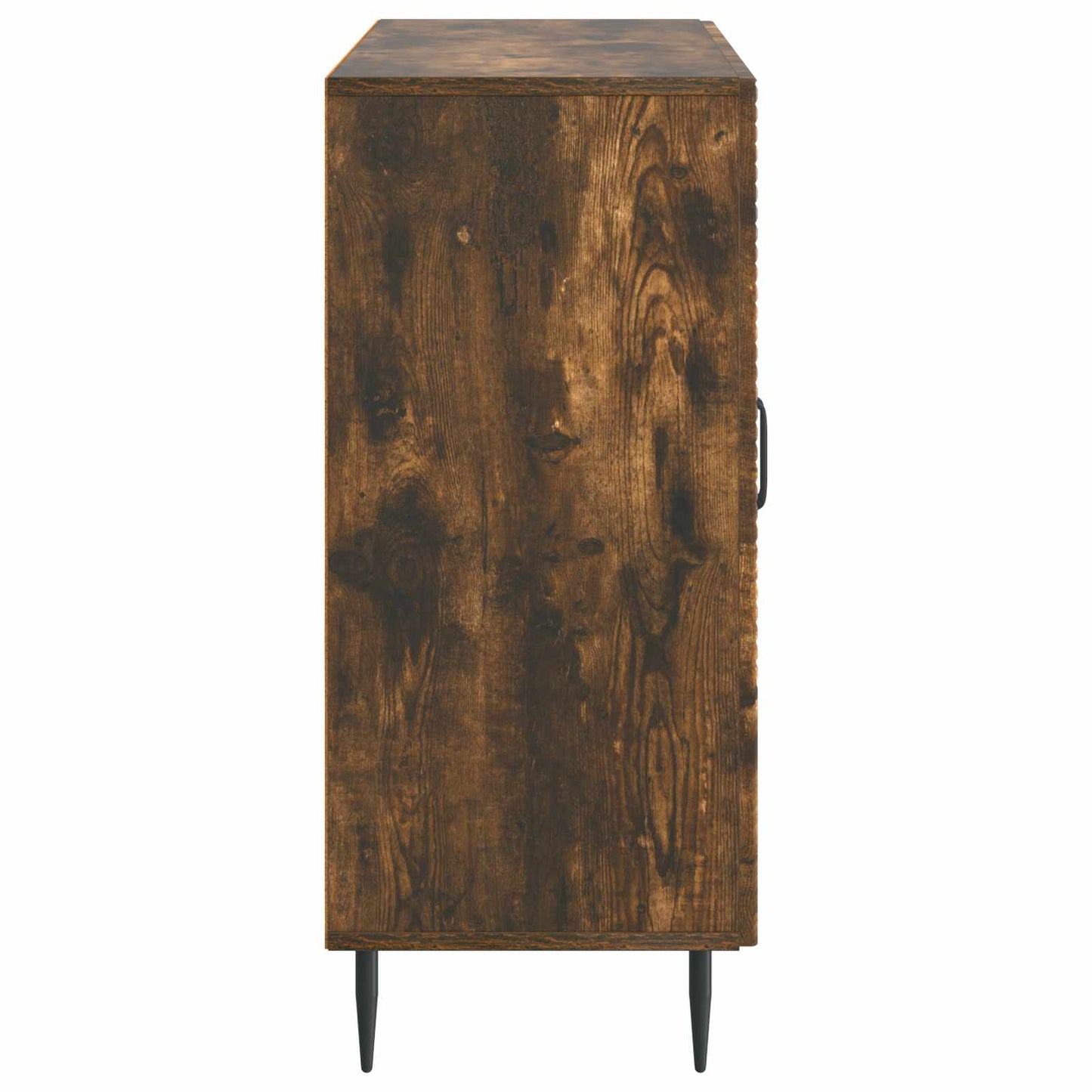 Dressoir Gerookt eiken 89 x 34,5 x 80 cm Bewerkt hout is nu te koop bij PeponiXL, paradijselijk wonen!