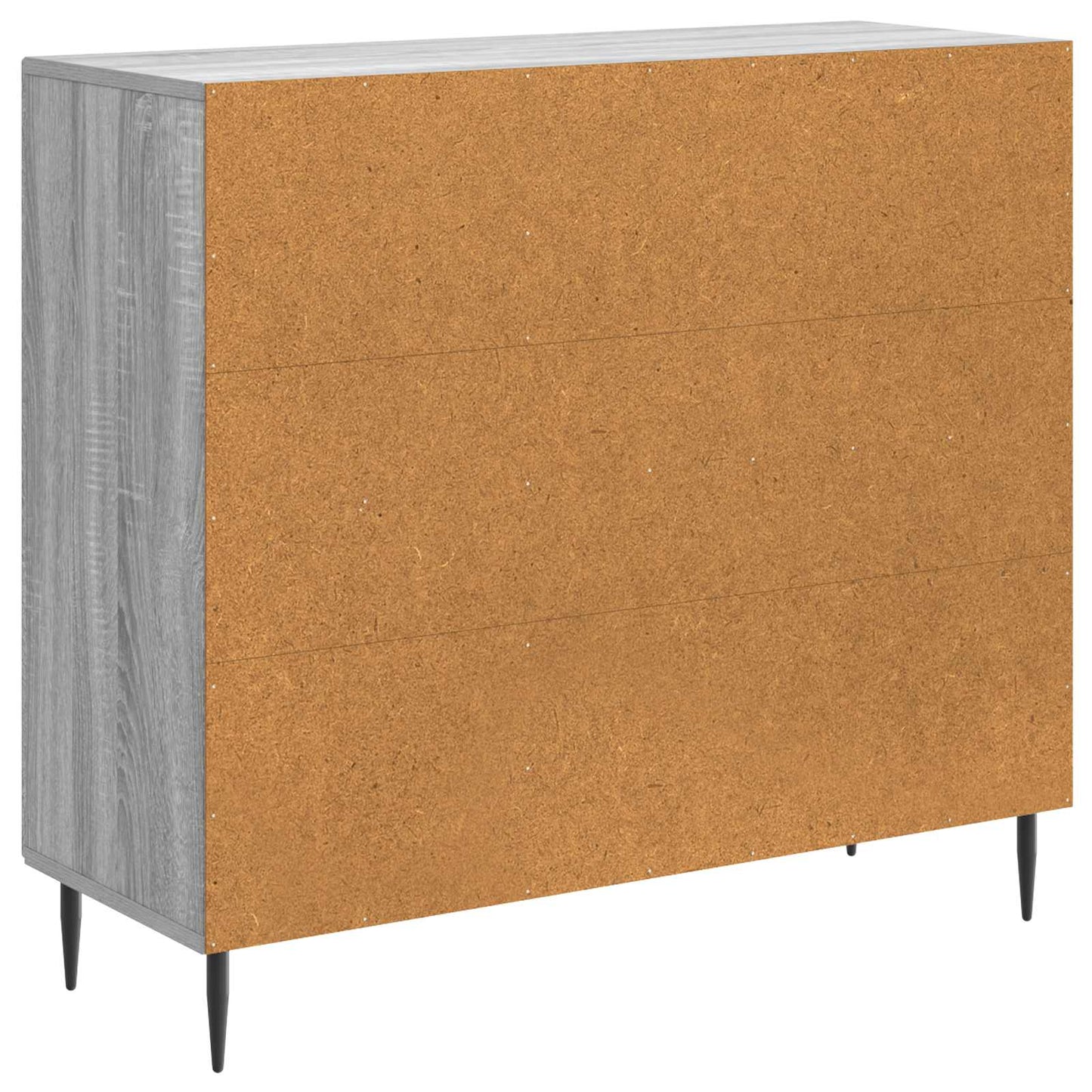 Dressoir Grijs sonoma 89 x 34,5 x 80 cm Bewerkt hout is nu te koop bij PeponiXL, paradijselijk wonen!