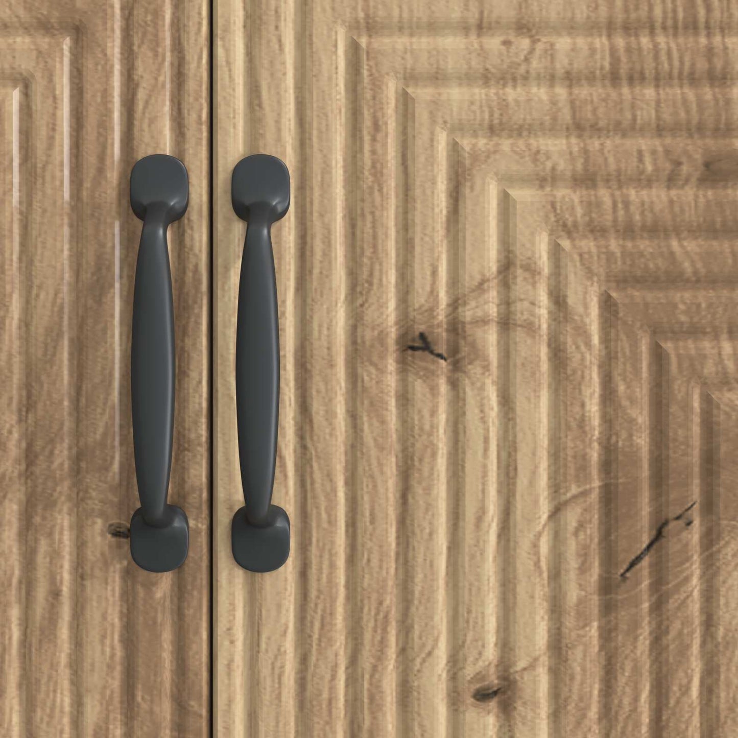 Dressoir Artisanaal eiken 89 x 34,5 x 80 cm Bewerkt hout is nu te koop bij PeponiXL, paradijselijk wonen!