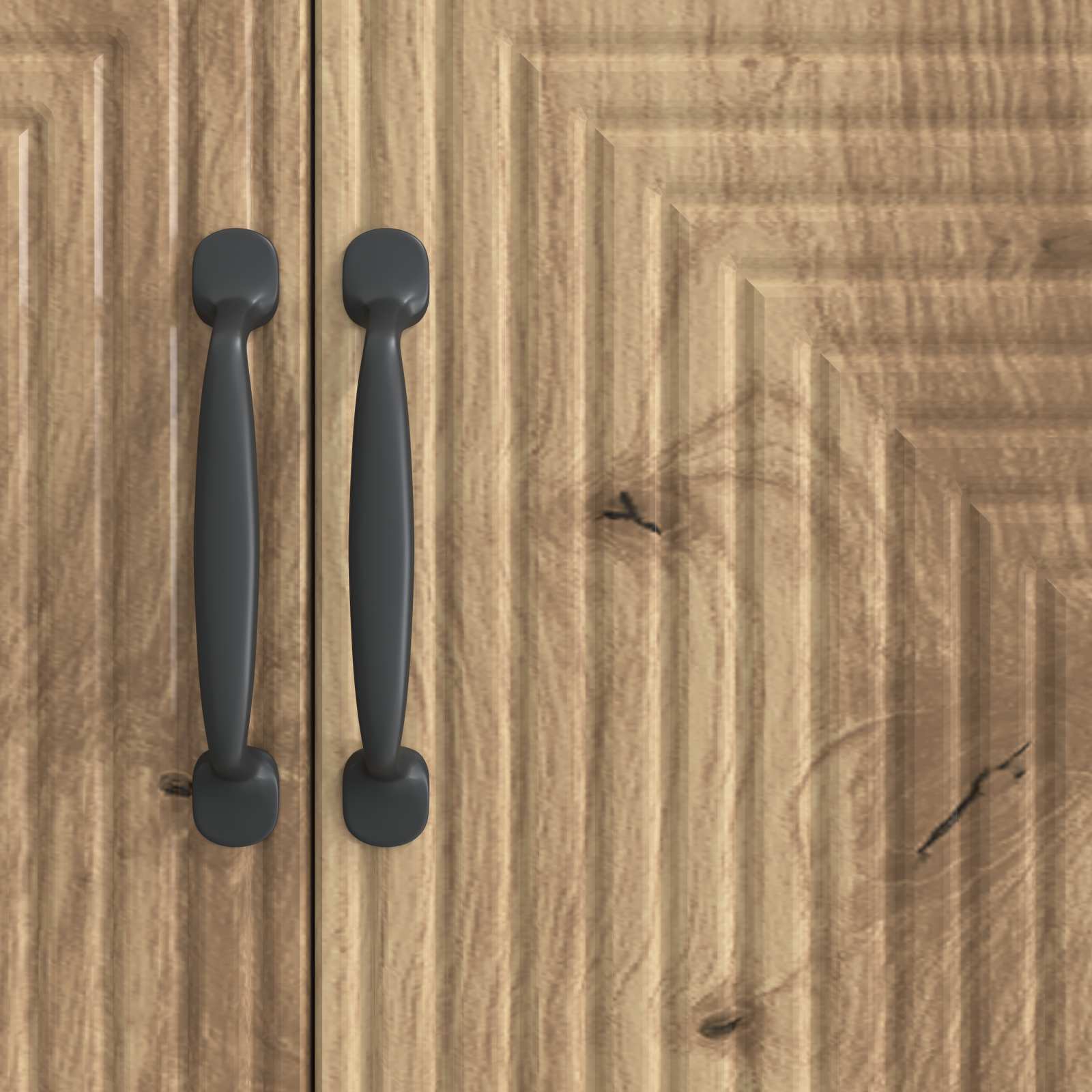 Dressoir Artisanaal eiken 89 x 34,5 x 80 cm Bewerkt hout is nu te koop bij PeponiXL, paradijselijk wonen!