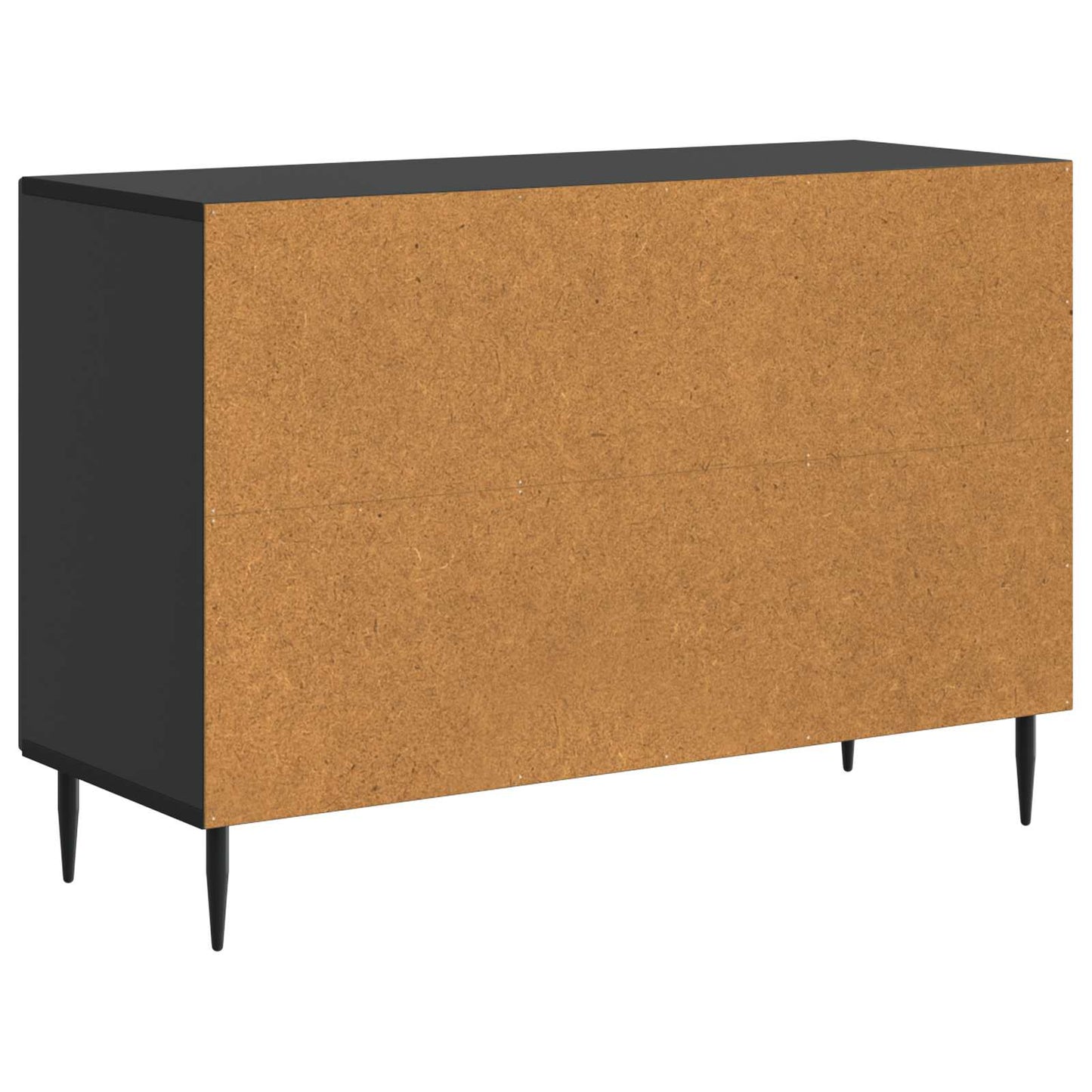 Dressoir met lade Zwart 89 x 34,5 x 60 cm Bewerkt hout is nu te koop bij PeponiXL, paradijselijk wonen!