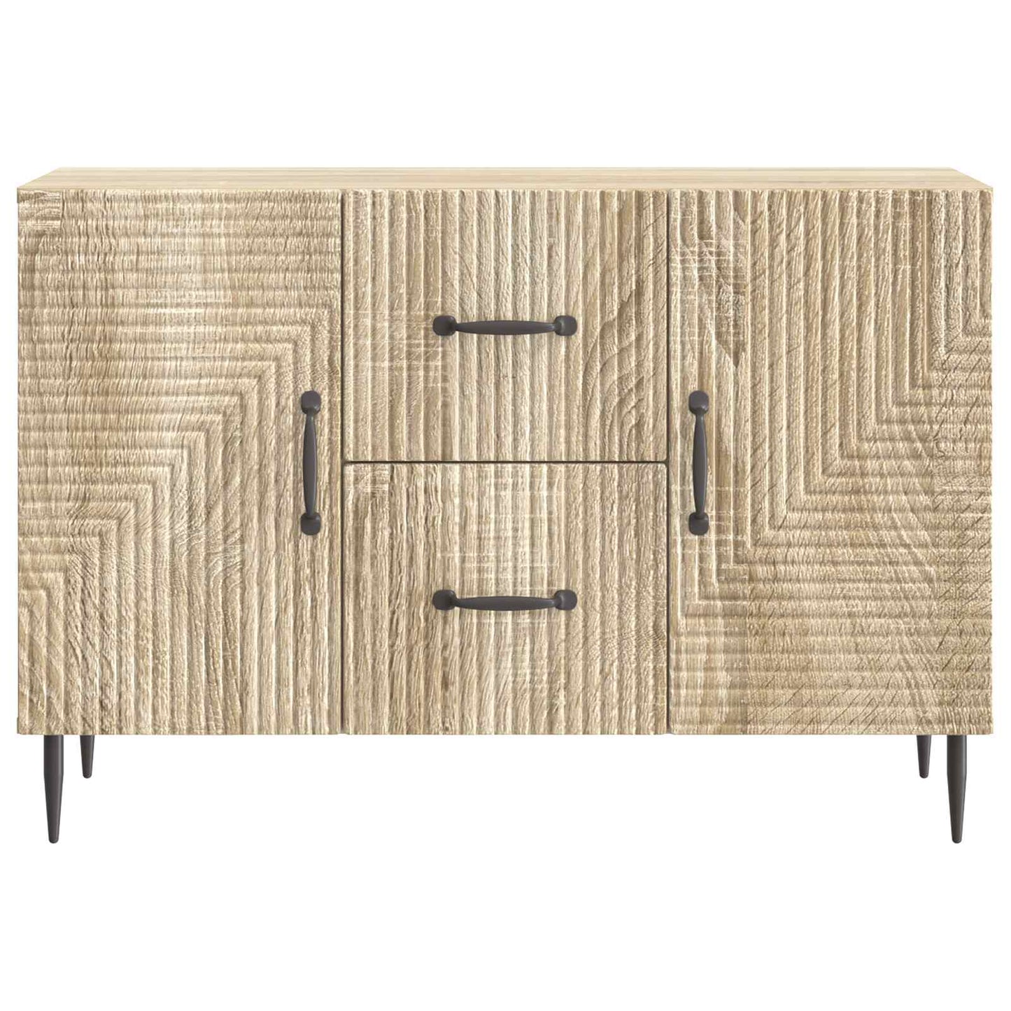 Dressoir met lade Sonoma Eiken 89 x 34,5 x 60 cm Bewerkt hout is nu te koop bij PeponiXL, paradijselijk wonen!