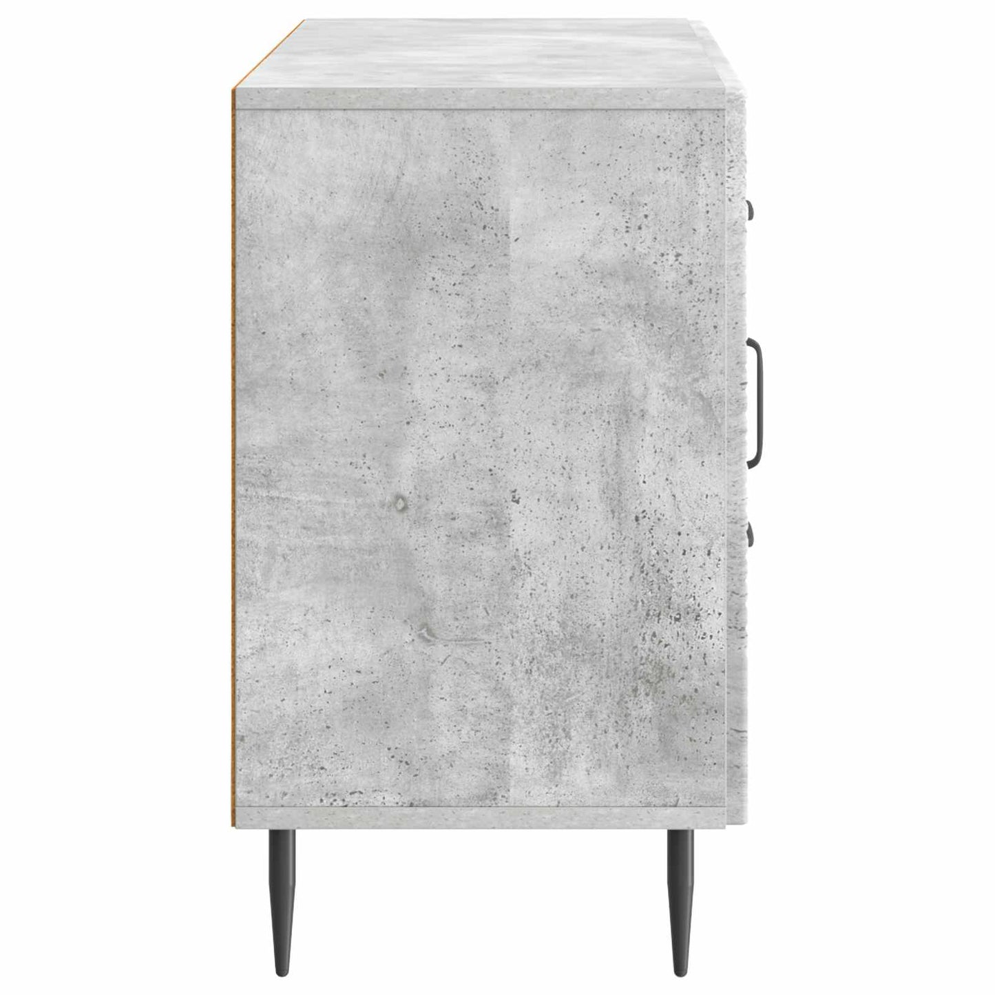 Dressoir met lade Betongrijs 89 x 34,5 x 60 cm Bewerkt hout is nu te koop bij PeponiXL, paradijselijk wonen!
