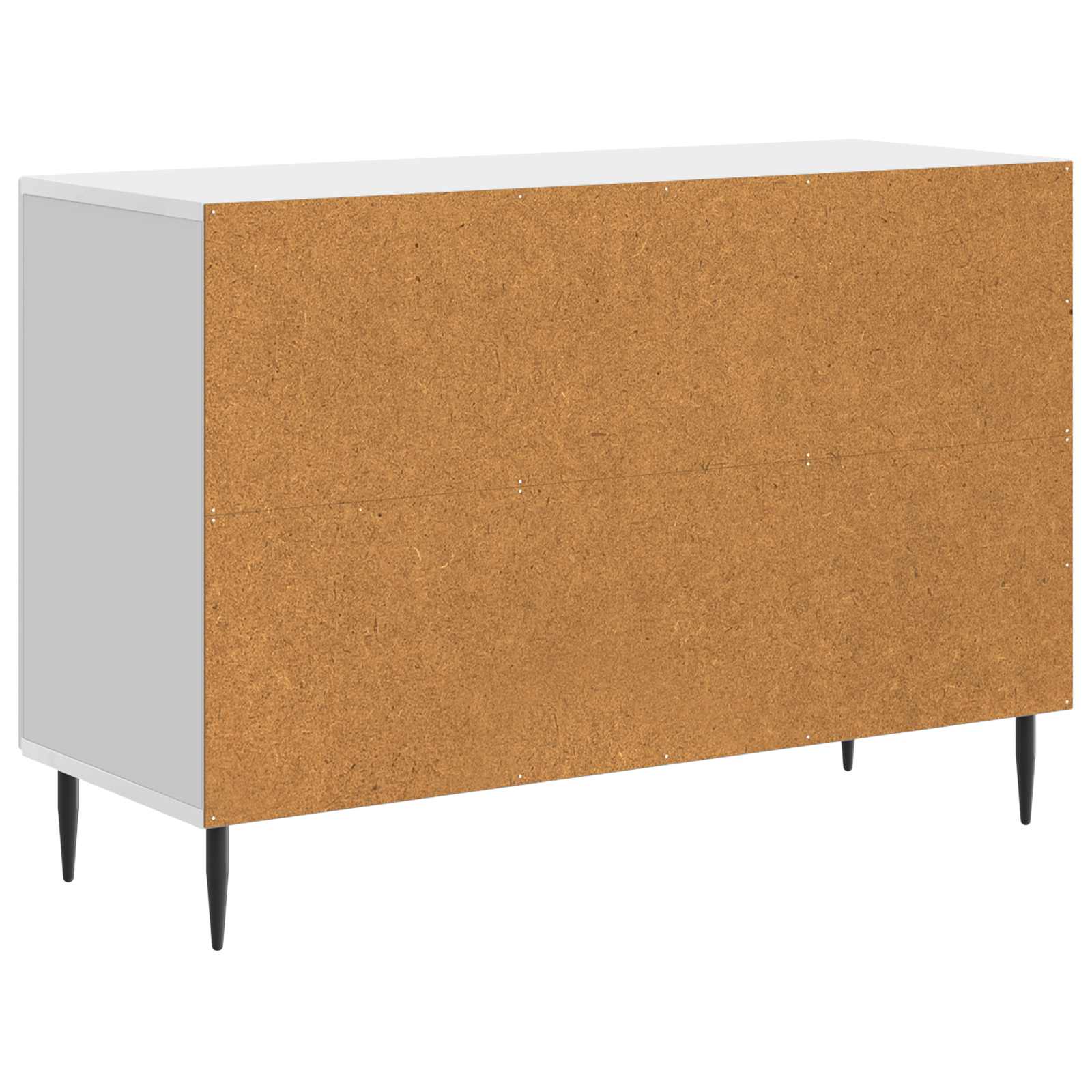 Dressoir met lade Hoogglans Wit 89 x 34,5 x 60 cm Bewerkt hout is nu te koop bij PeponiXL, paradijselijk wonen!