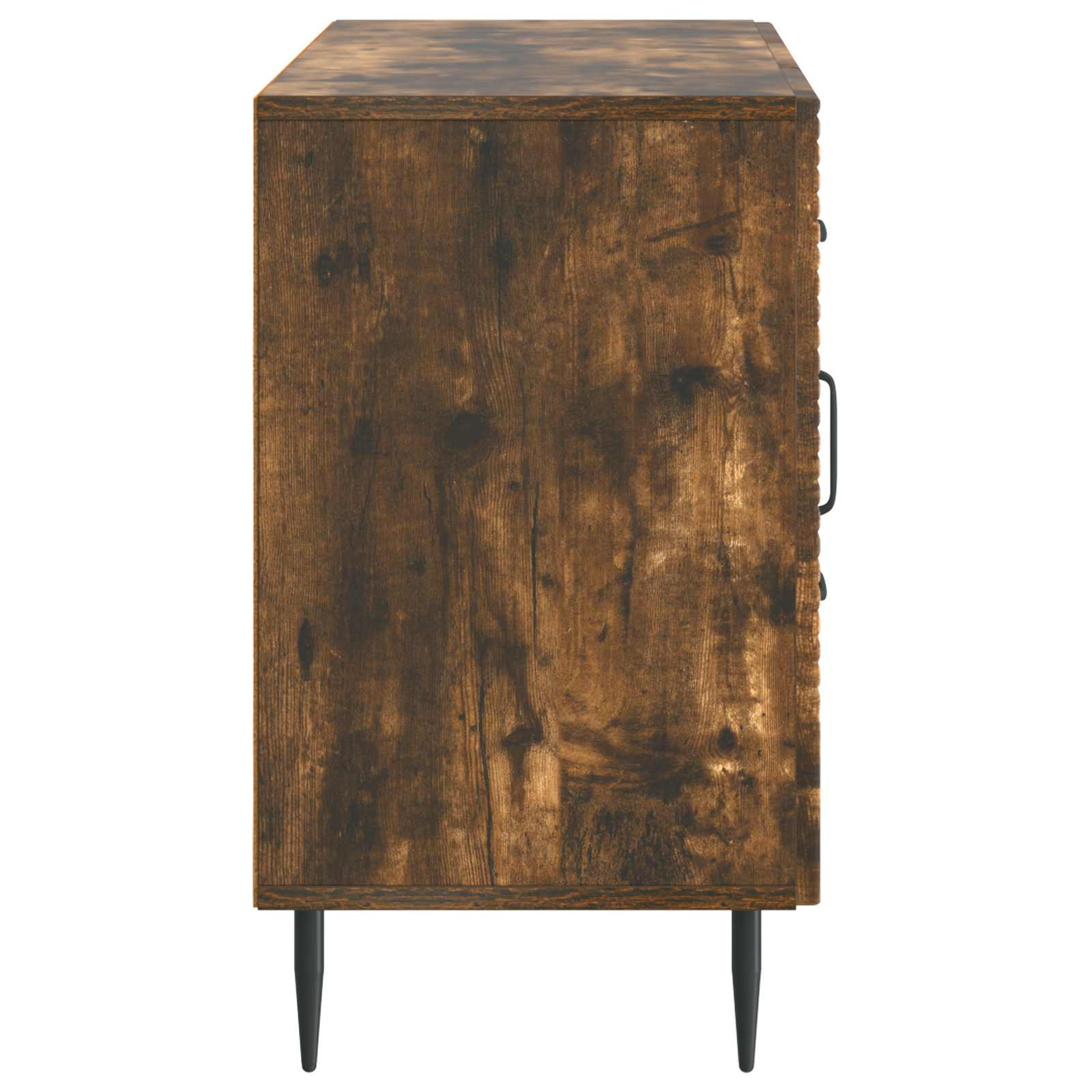 Dressoir met lade Gerookt eiken 89 x 34,5 x 60 cm Bewerkt hout is nu te koop bij PeponiXL, paradijselijk wonen!