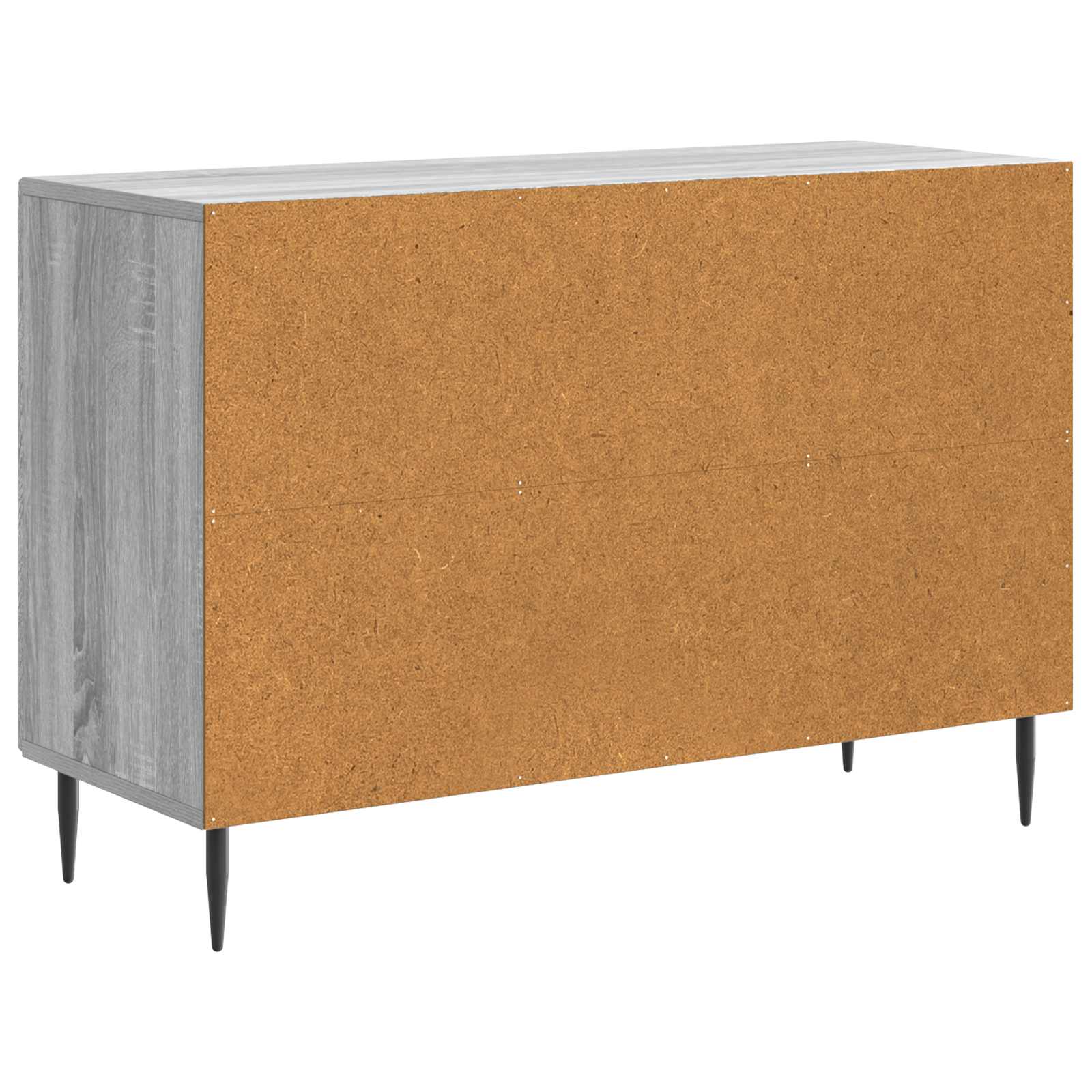 Dressoir met lade Grijs sonoma 89 x 34,5 x 60 cm Bewerkt hout is nu te koop bij PeponiXL, paradijselijk wonen!