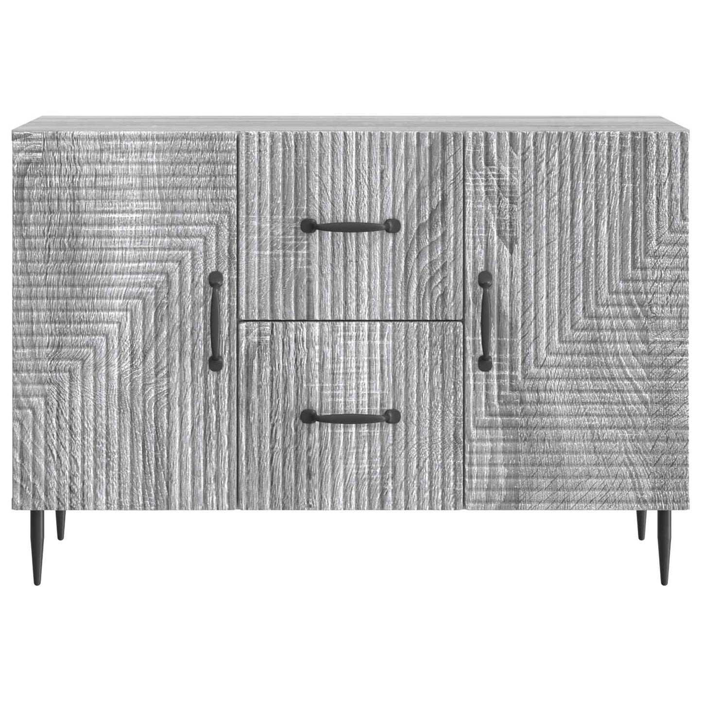 Dressoir met lade Grijs sonoma 89 x 34,5 x 60 cm Bewerkt hout is nu te koop bij PeponiXL, paradijselijk wonen!