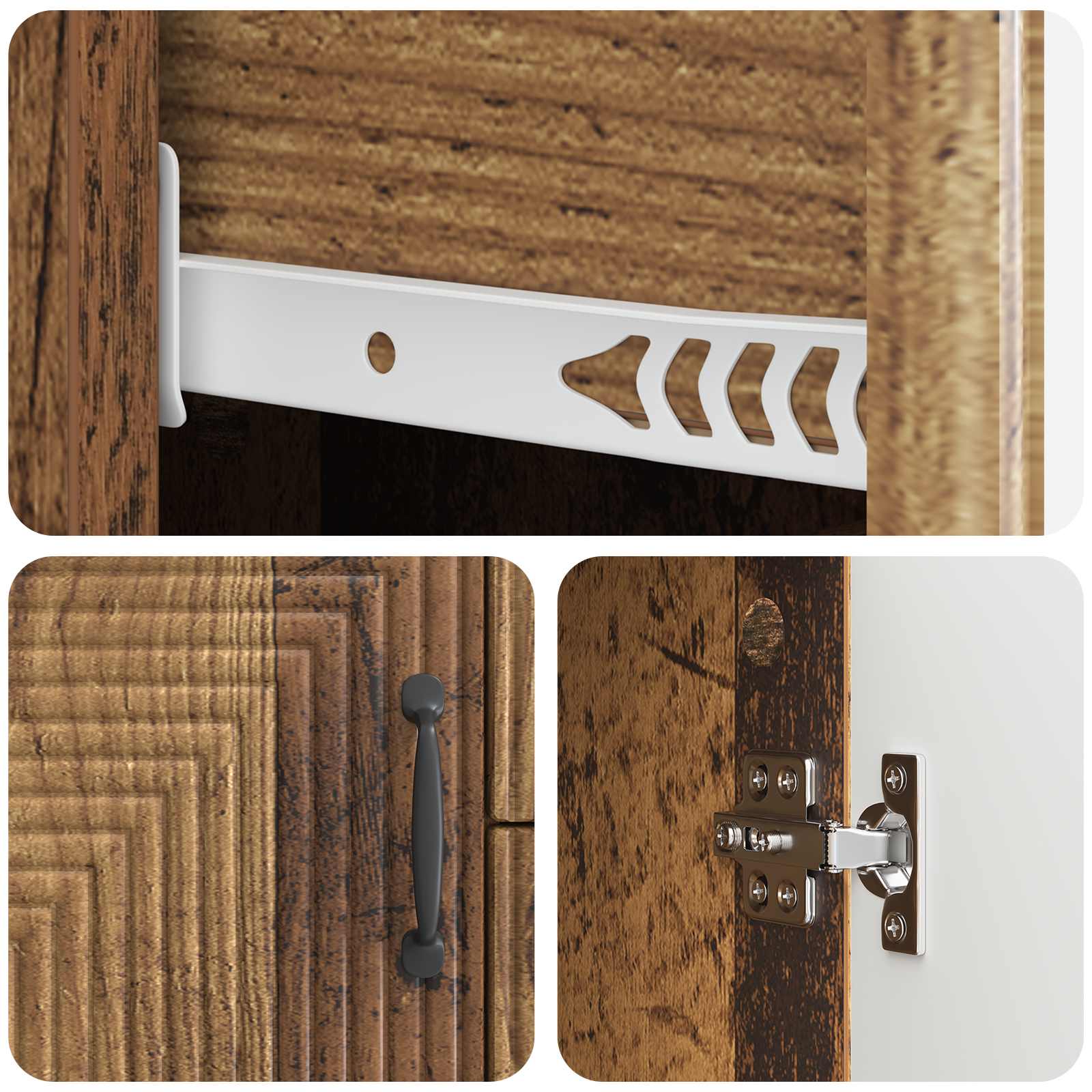 Dressoir met lade Oud hout 89 x 34,5 x 60 cm Bewerkt hout is nu te koop bij PeponiXL, paradijselijk wonen!