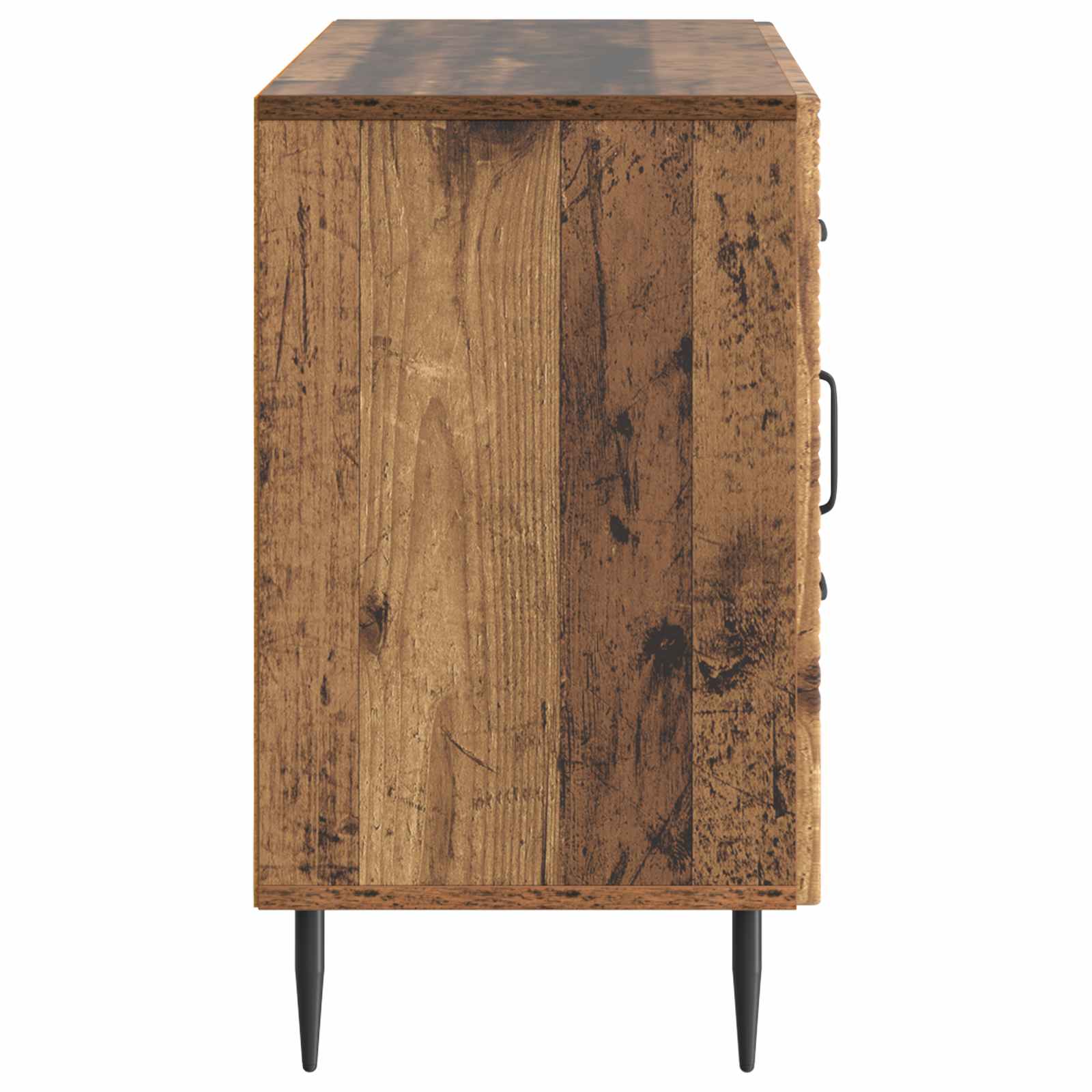 Dressoir met lade Oud hout 89 x 34,5 x 60 cm Bewerkt hout is nu te koop bij PeponiXL, paradijselijk wonen!