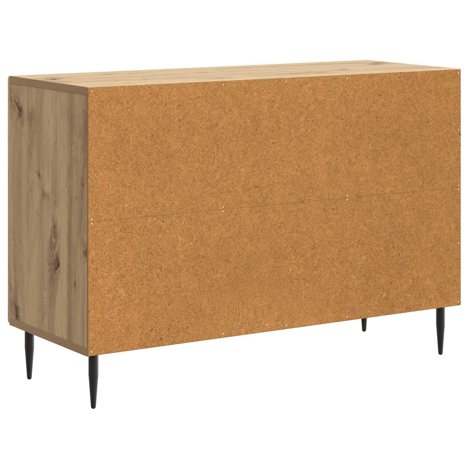 Dressoir Artisanaal eiken 89 x 34,5 x 60 cm Bewerkt hout is nu te koop bij PeponiXL, paradijselijk wonen!