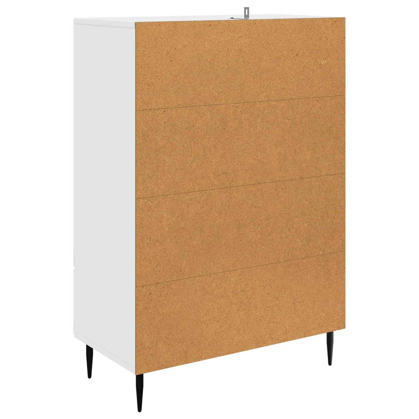 Dressoir met lade Hoogglans Wit 66 x 34,5 x 95 cm Bewerkt hout is nu te koop bij PeponiXL, paradijselijk wonen!