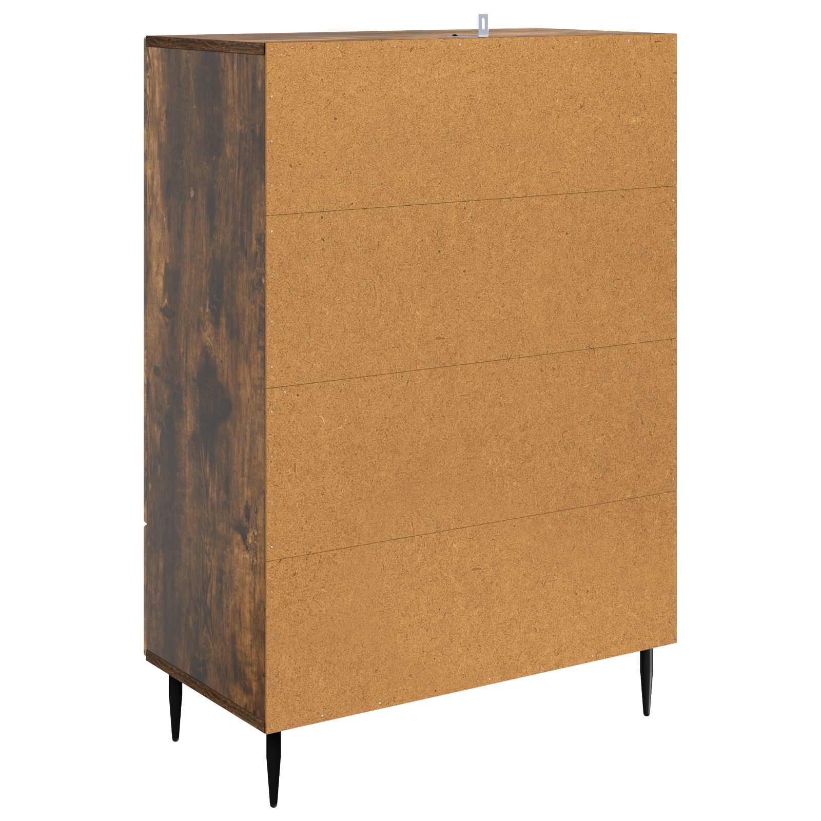 Dressoir met lade Gerookt eiken 66 x 34,5 x 95 cm Bewerkt hout is nu te koop bij PeponiXL, paradijselijk wonen!