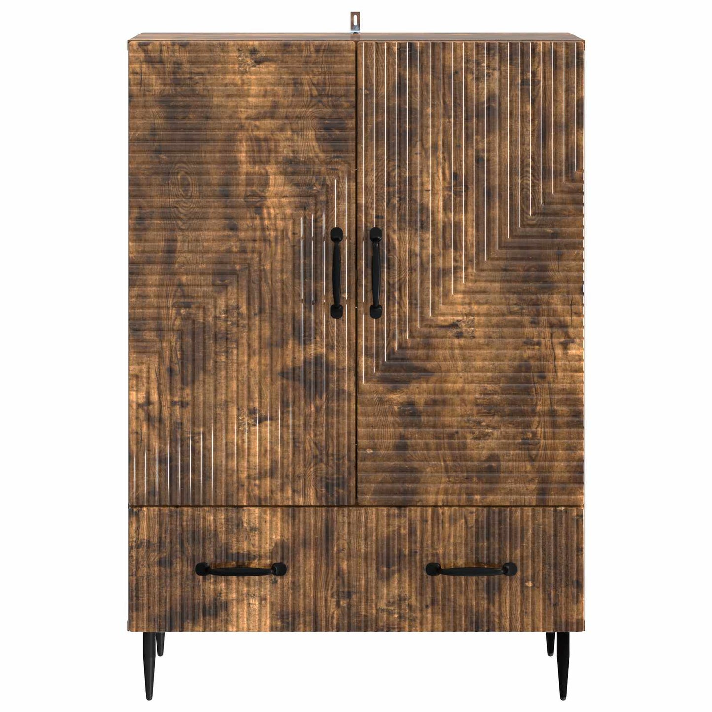 Dressoir met lade Gerookt eiken 66 x 34,5 x 95 cm Bewerkt hout is nu te koop bij PeponiXL, paradijselijk wonen!