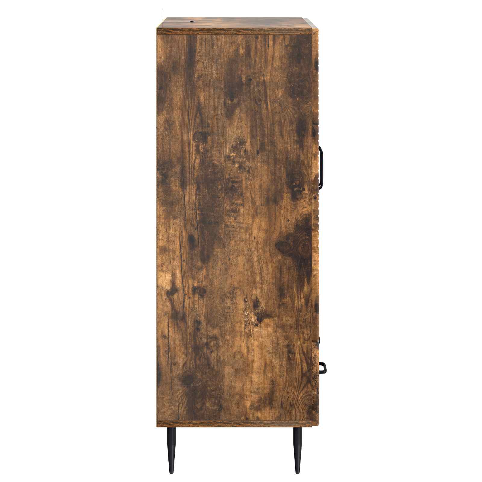 Dressoir met lade Gerookt eiken 66 x 34,5 x 95 cm Bewerkt hout is nu te koop bij PeponiXL, paradijselijk wonen!