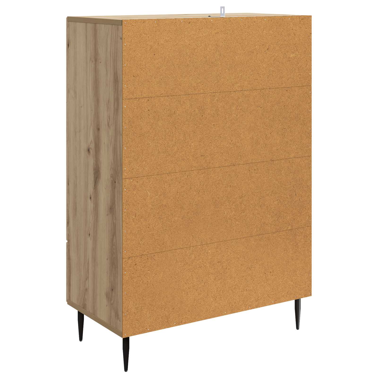 Dressoir Artisanaal eiken 66 x 34,5 x 95 cm Bewerkt hout is nu te koop bij PeponiXL, paradijselijk wonen!