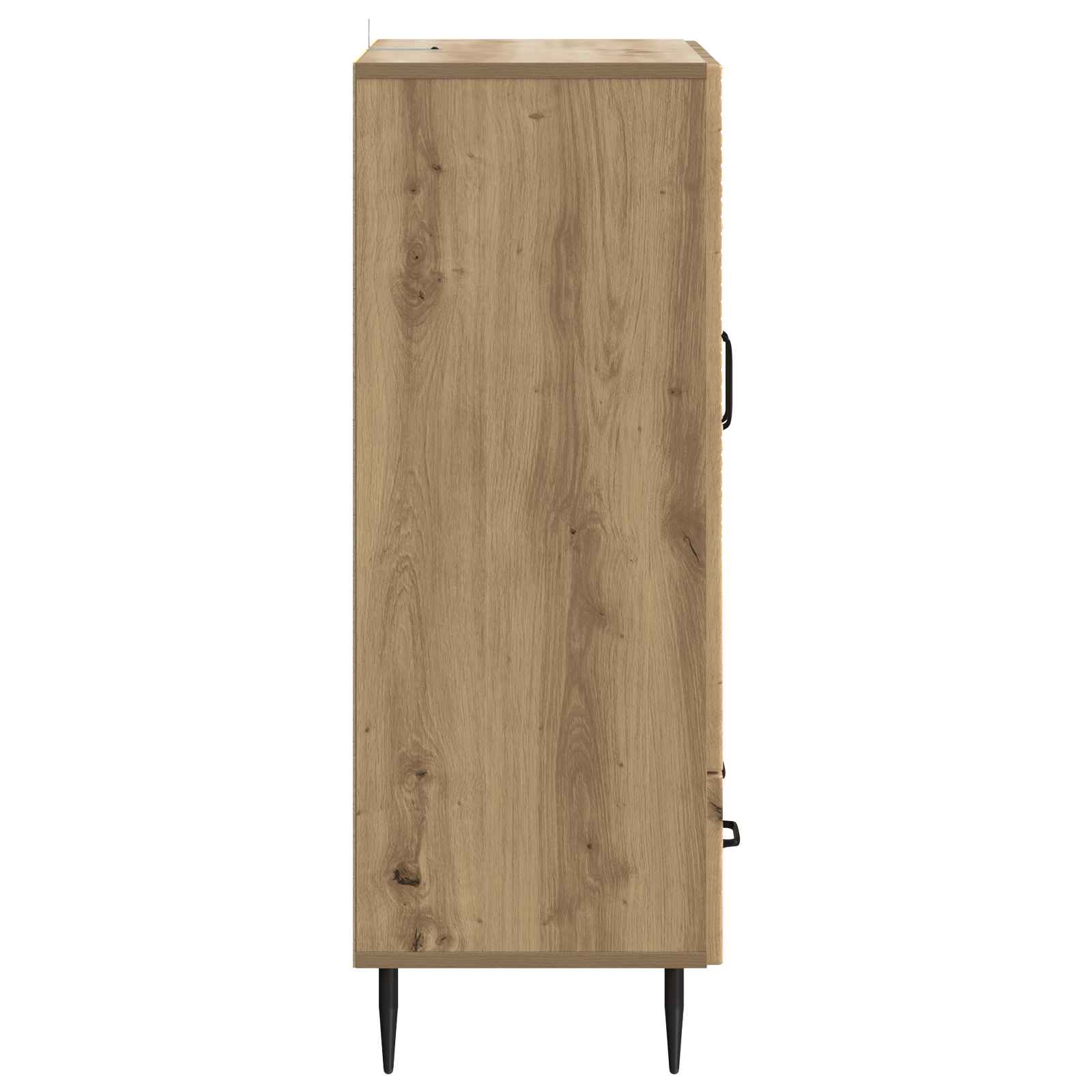 Dressoir Artisanaal eiken 66 x 34,5 x 95 cm Bewerkt hout is nu te koop bij PeponiXL, paradijselijk wonen!