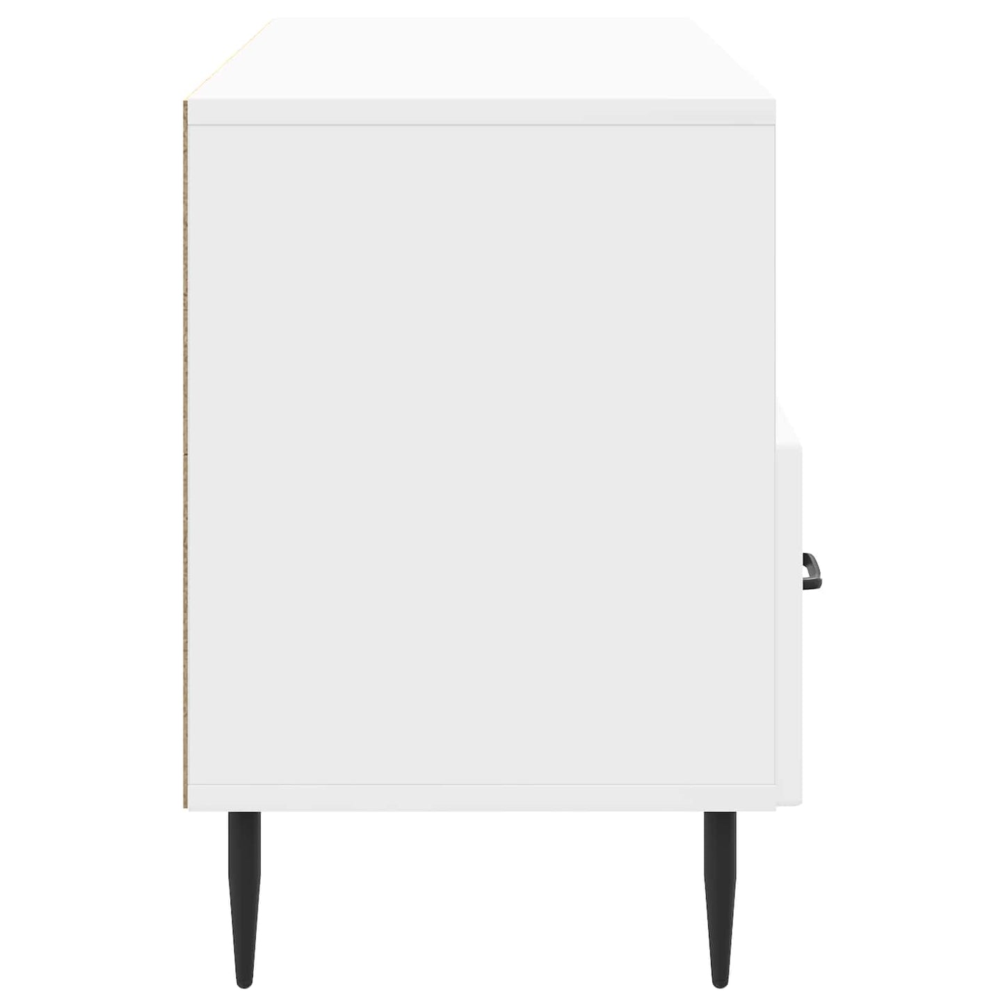 TV-kast met lade Hoogglans Wit 102 x 34,5 x 50 cm Bewerkt hout is nu te koop bij PeponiXL, paradijselijk wonen!
