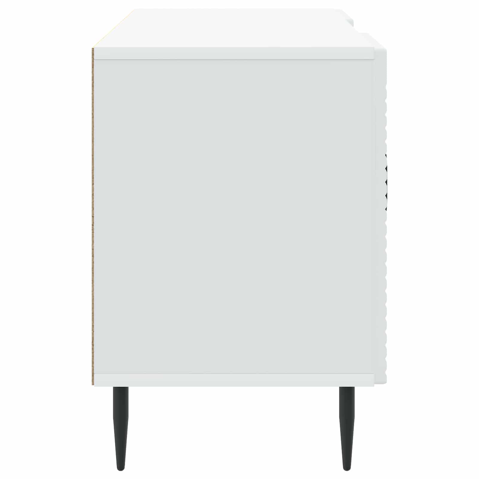 TV-kast Wit 102 x 34,5 x 50 cm Bewerkt hout is nu te koop bij PeponiXL, paradijselijk wonen!