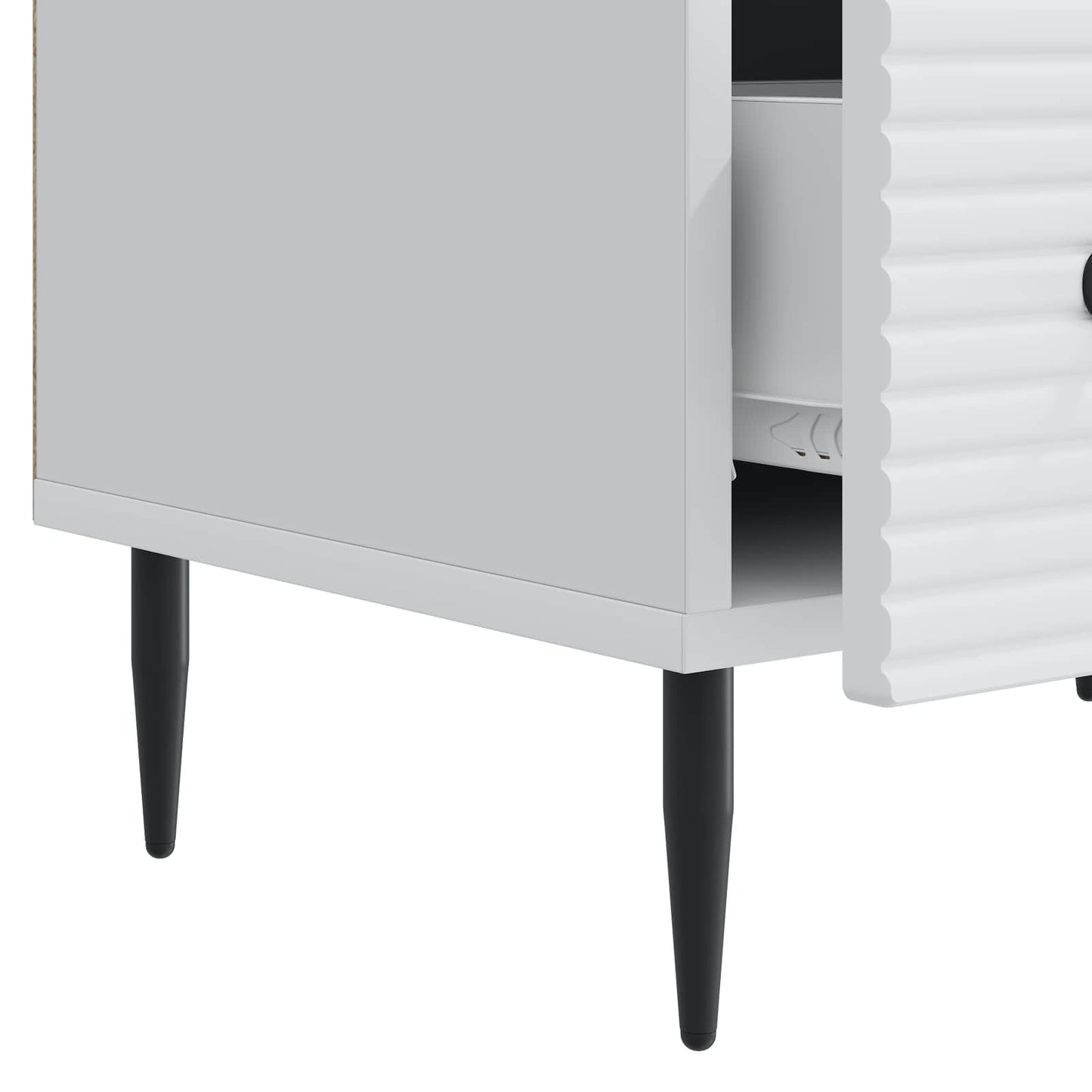 TV-kast met lade Wit 147 x 34,5 x 30 cm Bewerkt hout is nu te koop bij PeponiXL, paradijselijk wonen!