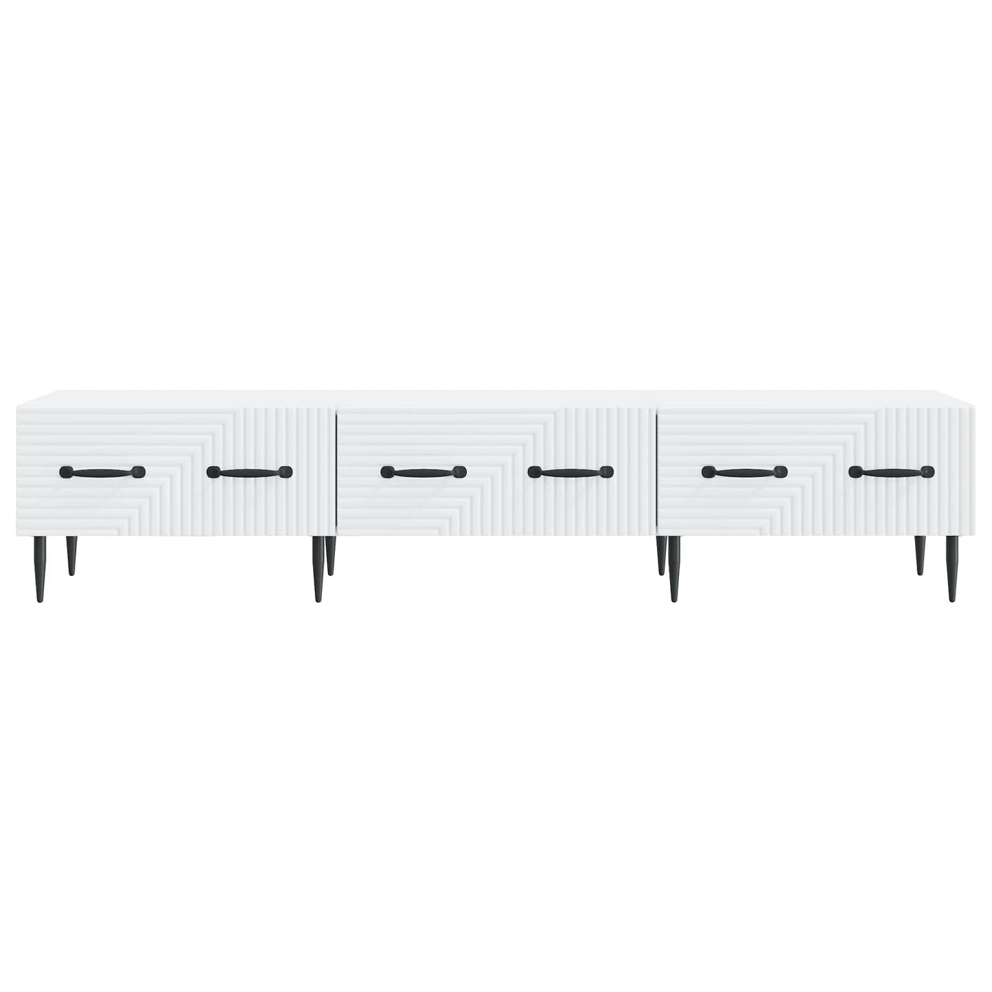 TV-kast met lade Wit 147 x 34,5 x 30 cm Bewerkt hout is nu te koop bij PeponiXL, paradijselijk wonen!