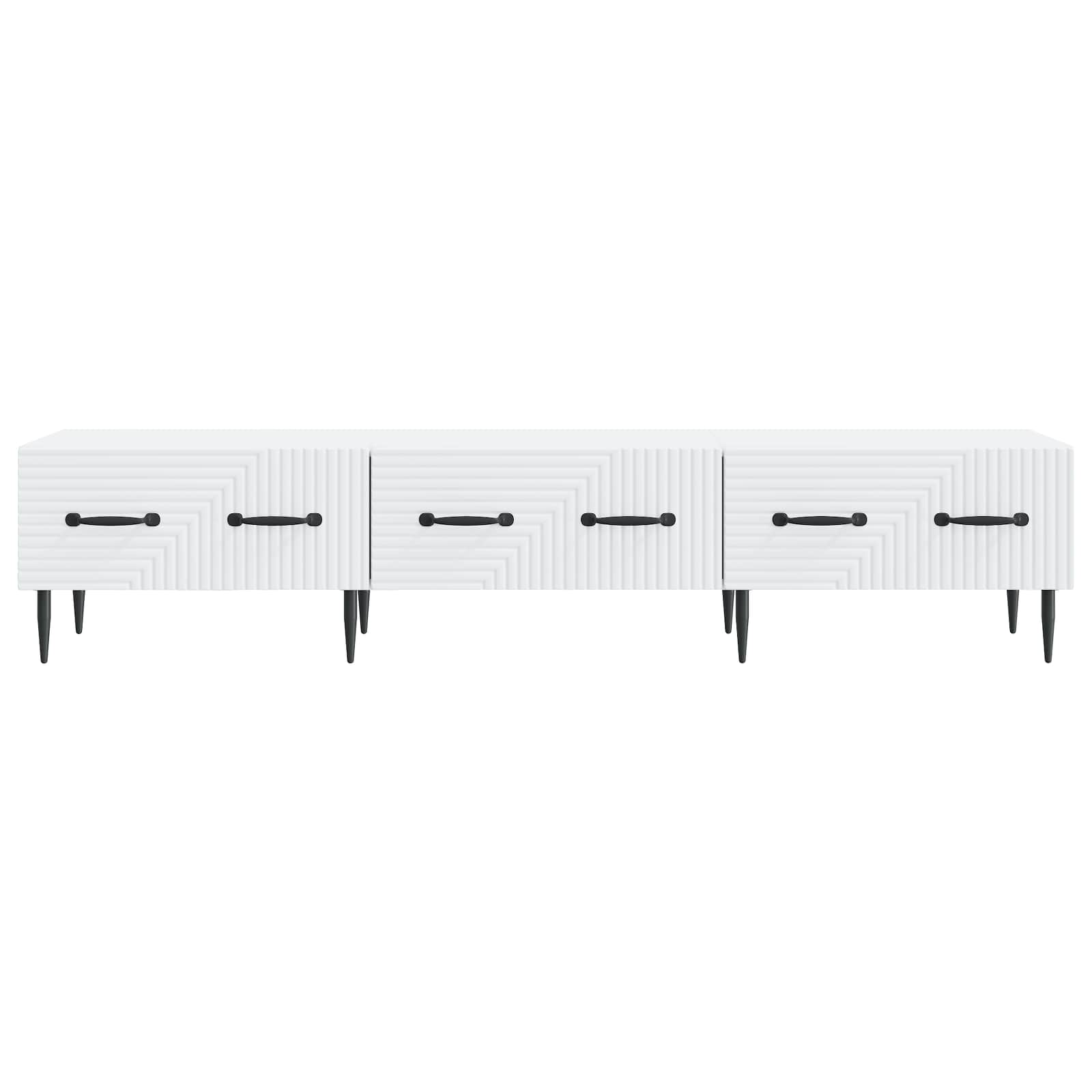 TV-kast met lade Wit 147 x 34,5 x 30 cm Bewerkt hout is nu te koop bij PeponiXL, paradijselijk wonen!