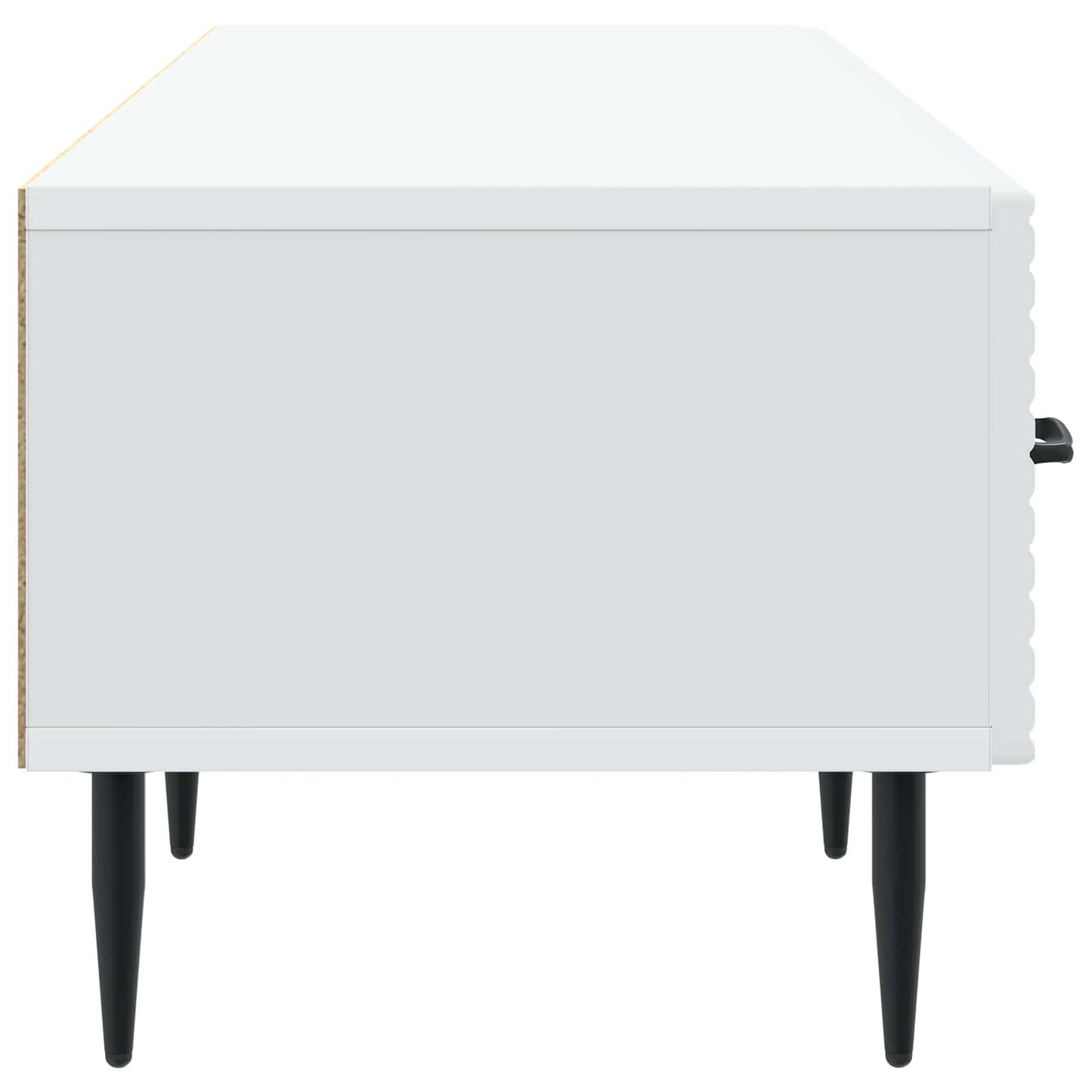 TV-kast met lade Wit 147 x 34,5 x 30 cm Bewerkt hout is nu te koop bij PeponiXL, paradijselijk wonen!