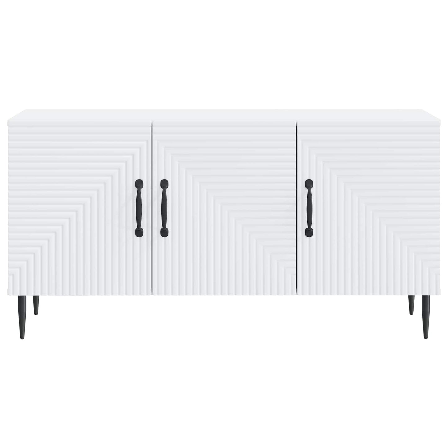 TV-kast Wit 99 x 34,5 x 50 cm Bewerkt hout is nu te koop bij PeponiXL, paradijselijk wonen!