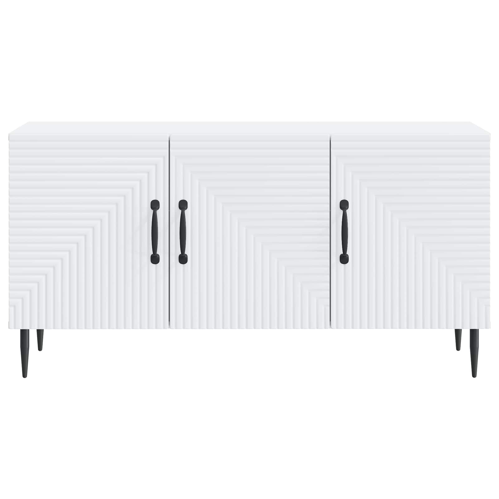 TV-kast Wit 99 x 34,5 x 50 cm Bewerkt hout is nu te koop bij PeponiXL, paradijselijk wonen!