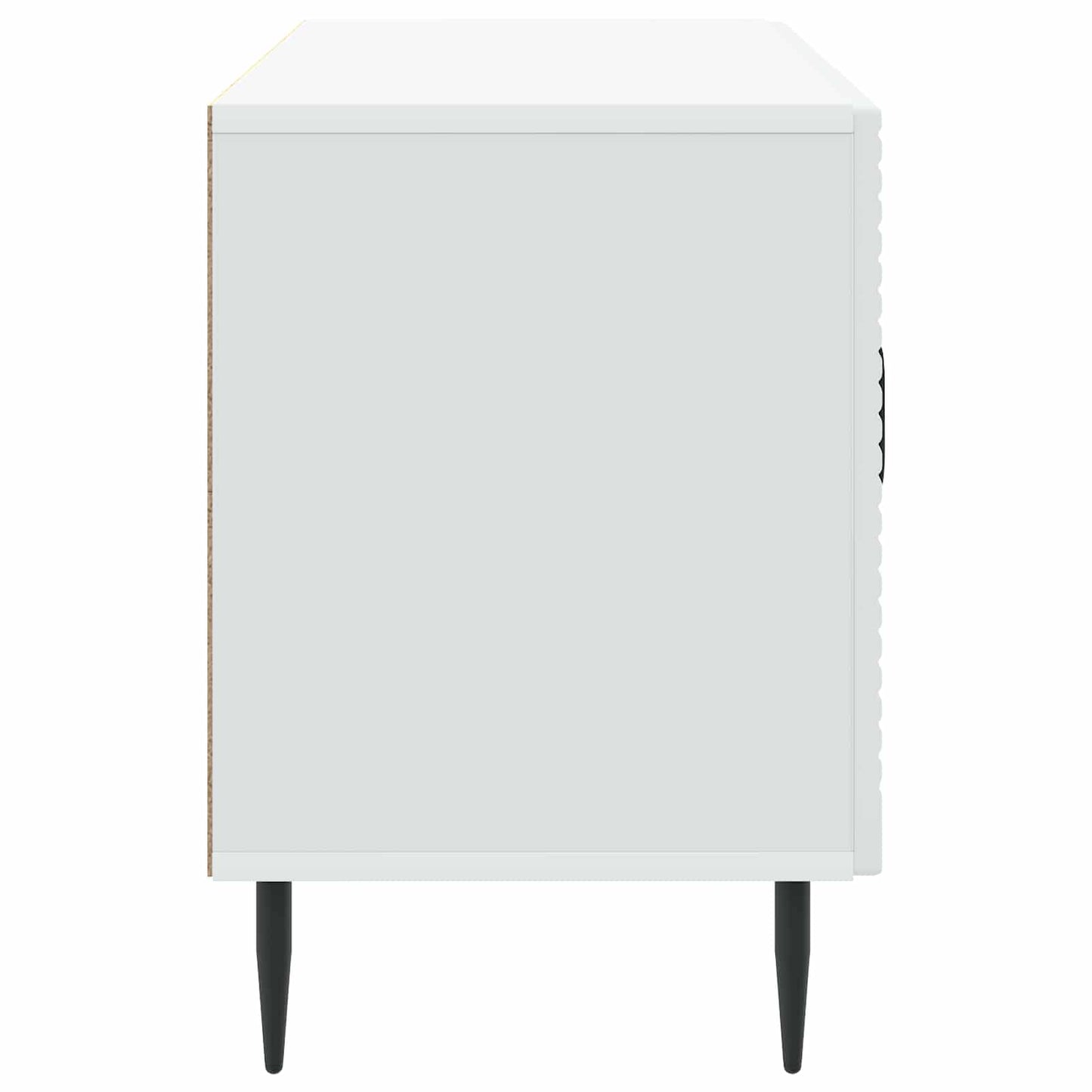 TV-kast Wit 99 x 34,5 x 50 cm Bewerkt hout is nu te koop bij PeponiXL, paradijselijk wonen!