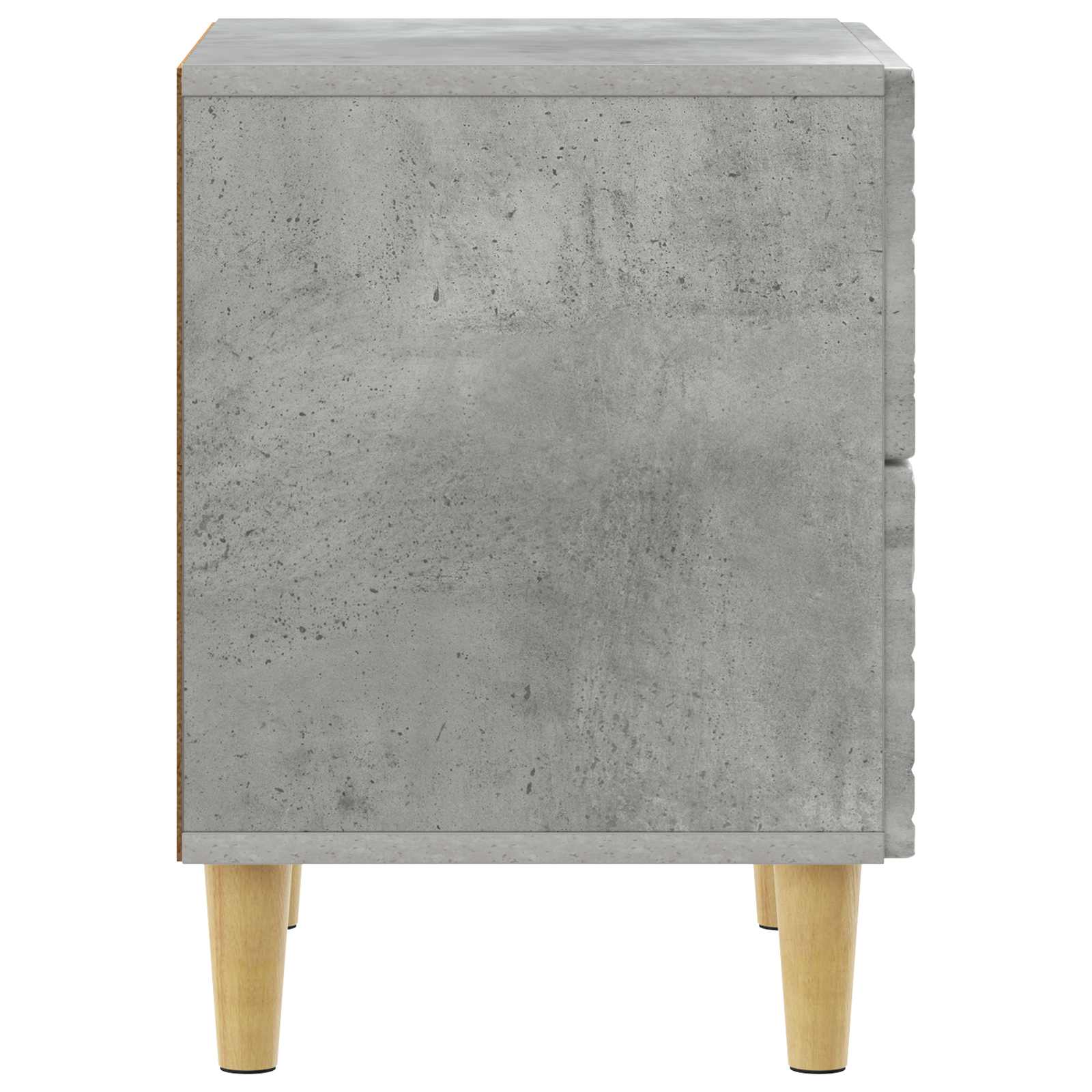 Nachtkastje 2 pcs Betongrijs 43 x 34,5 x 48 cm Bewerkt hout is nu te koop bij PeponiXL, paradijselijk wonen!