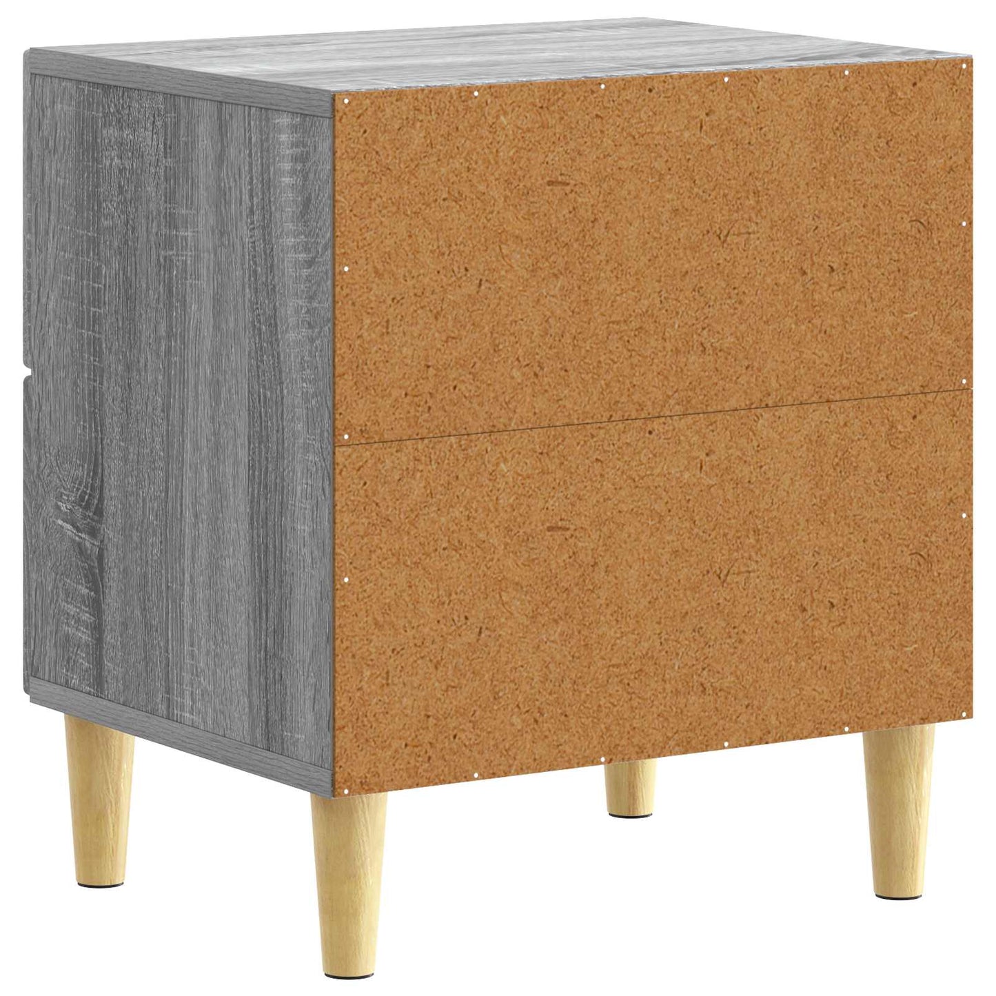Nachtkastje 2 pcs Grijs Sonoma 43 x 34,5 x 48 cm Bewerkt hout is nu te koop bij PeponiXL, paradijselijk wonen!