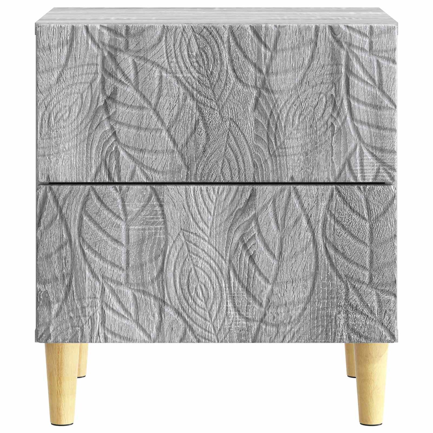 Nachtkastje 2 pcs Grijs Sonoma 43 x 34,5 x 48 cm Bewerkt hout is nu te koop bij PeponiXL, paradijselijk wonen!